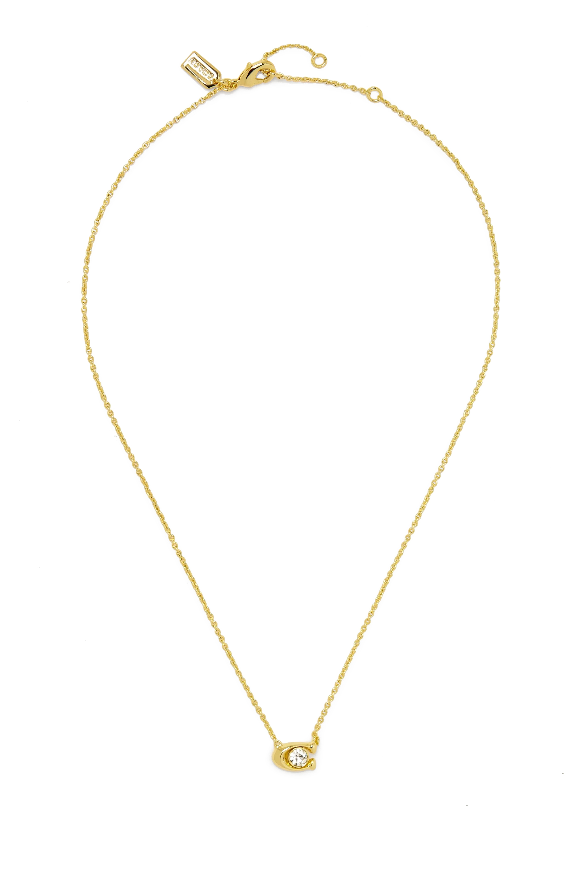 قلادة بدلاية بتصميم حرف شعار الماركة