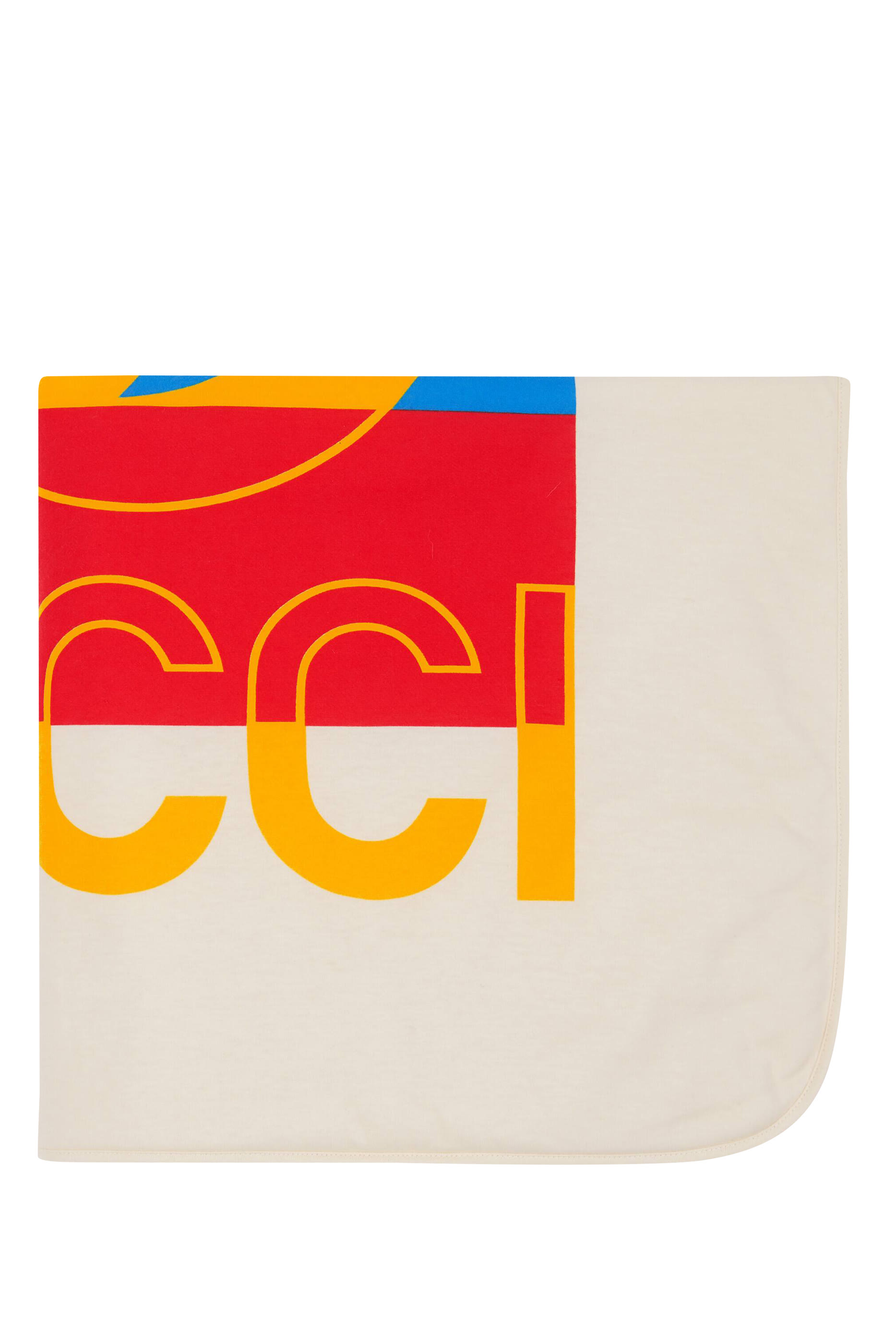 بطانية للرضع مبطنة مزينة بشعار الماركة