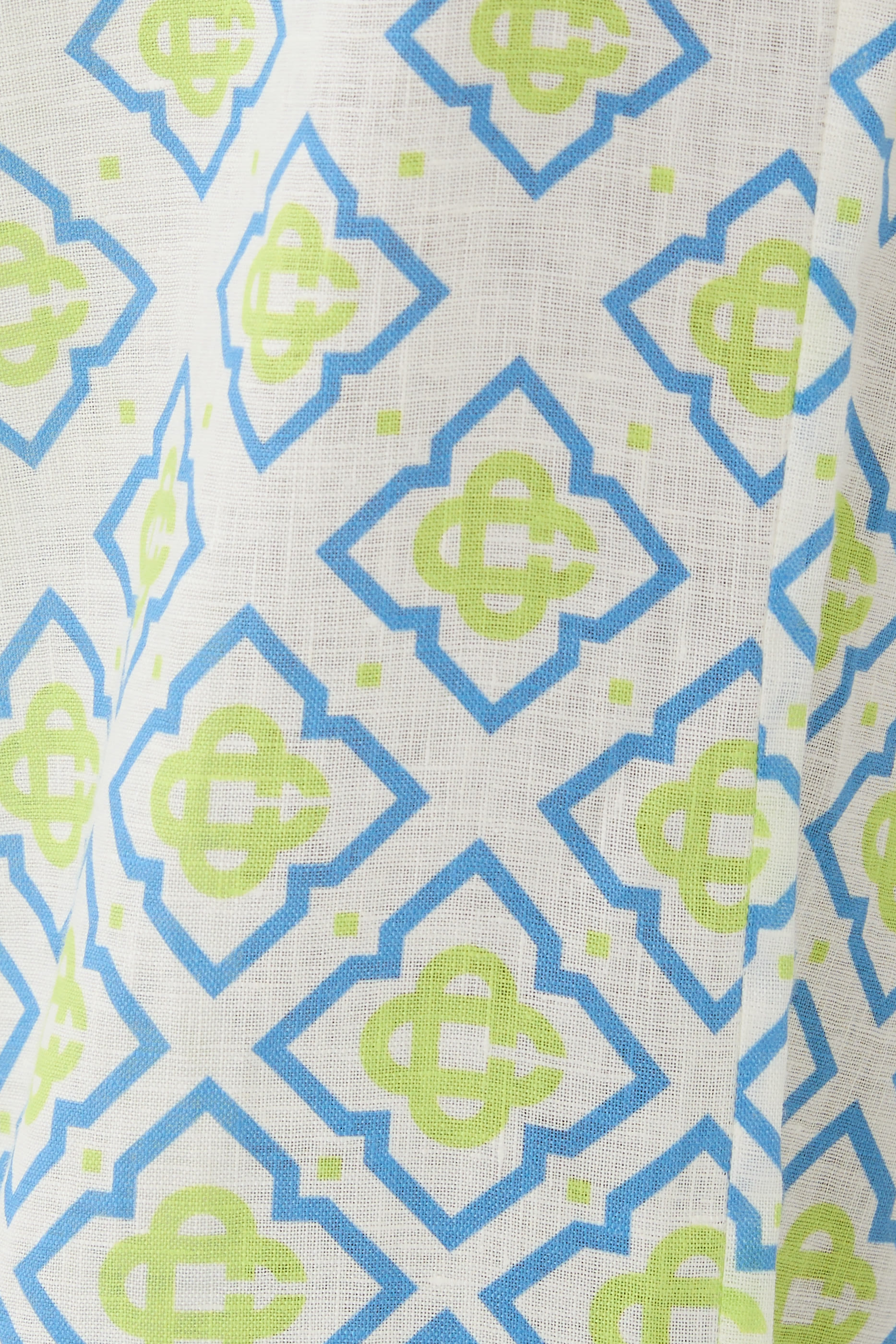 بنطال بنقشة حرف شعار الماركة بلون متدرج حرير