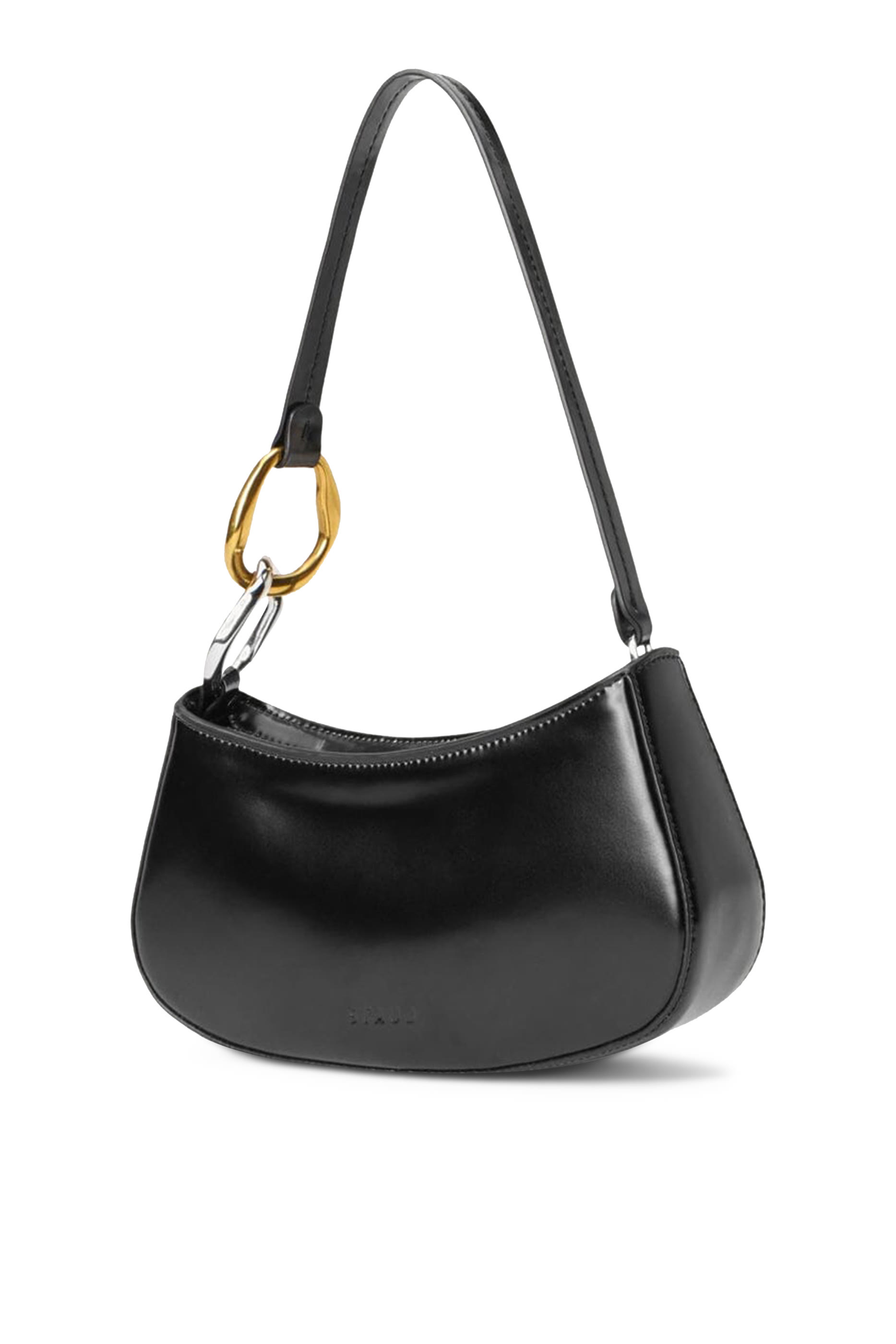 حقيبة كتف اولي جلد لامع