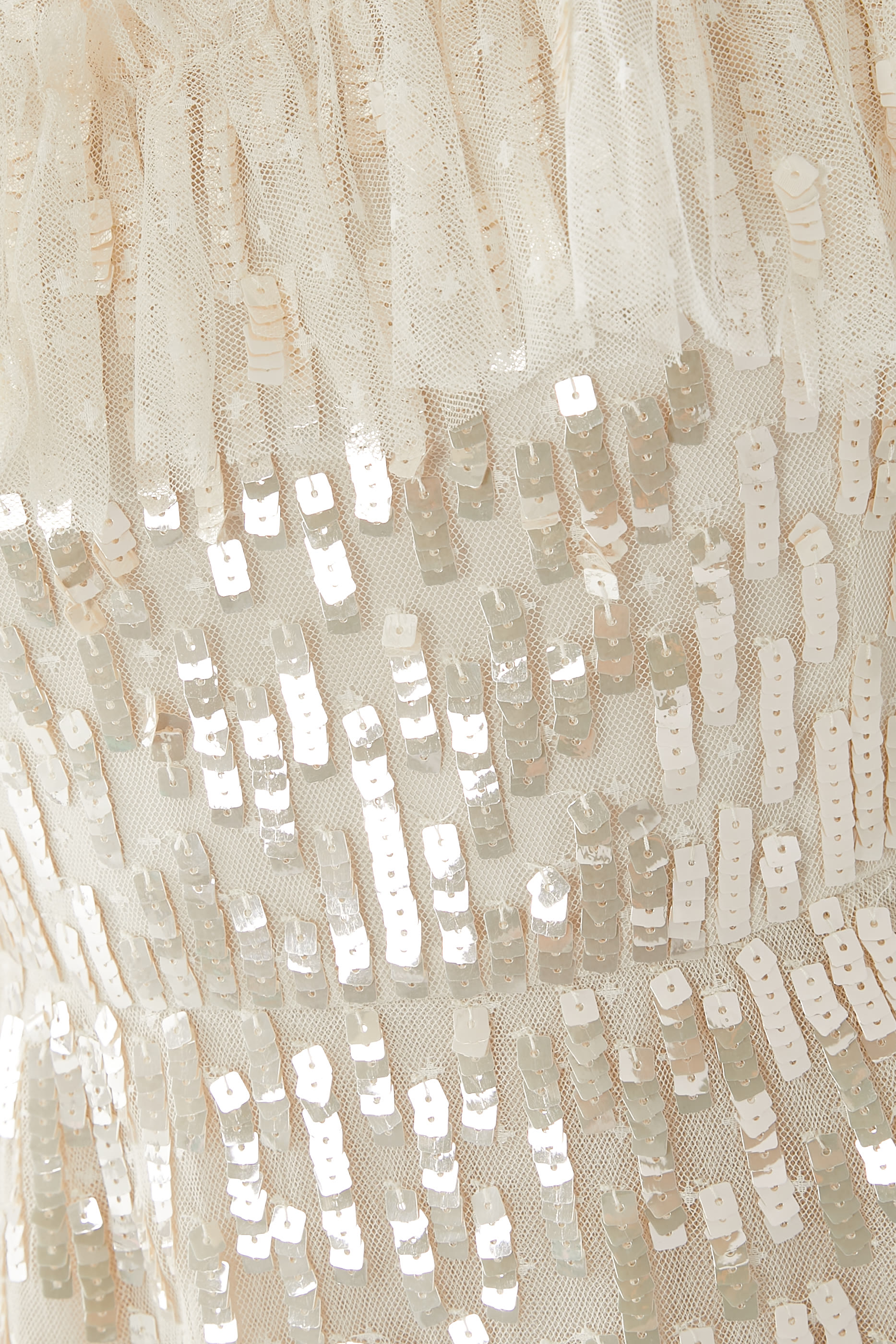 فستان سهرة داش بطول الكاحل بكاب مزين بالترتر