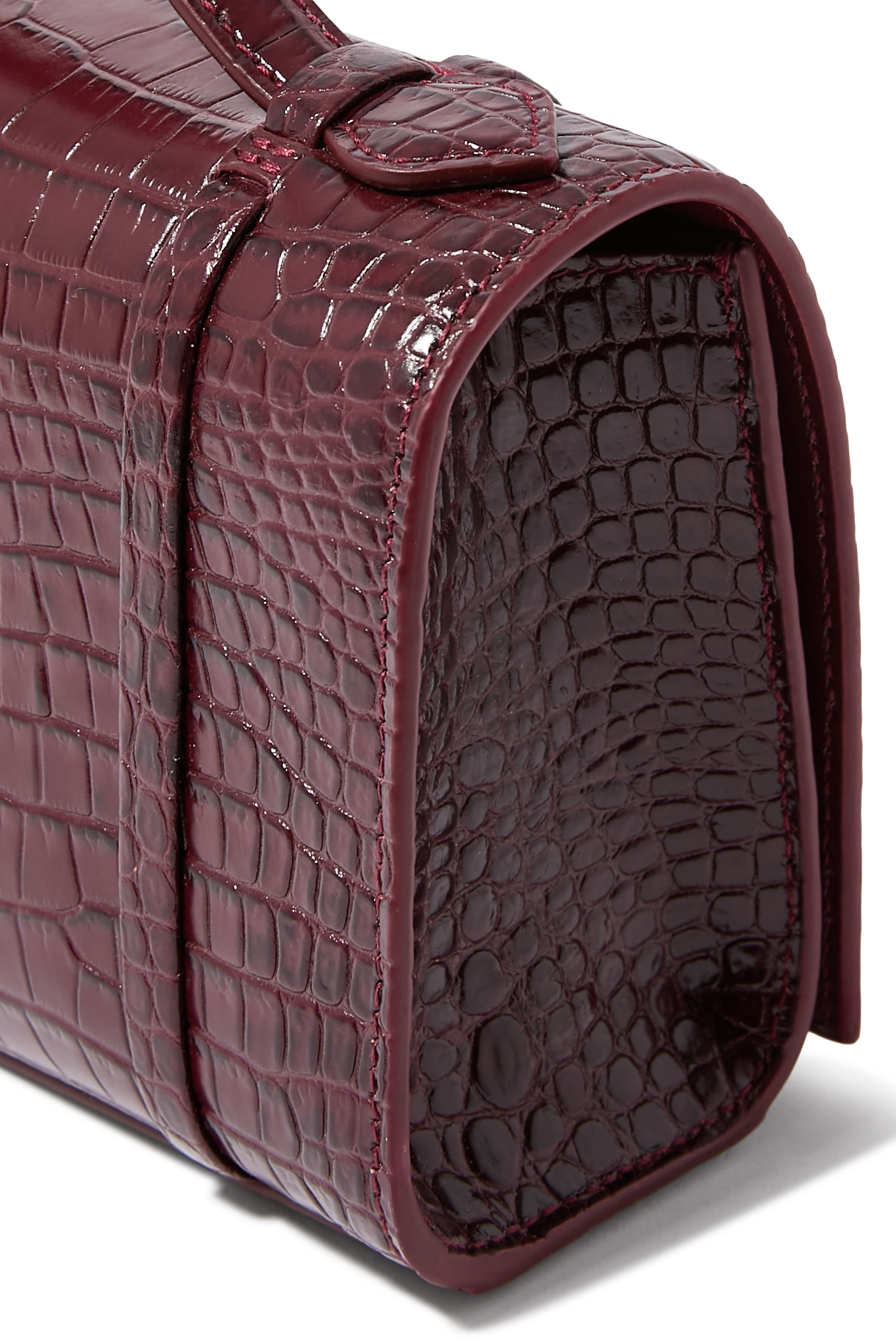 حقيبة يد ماي صغيرة بنقشة جلد