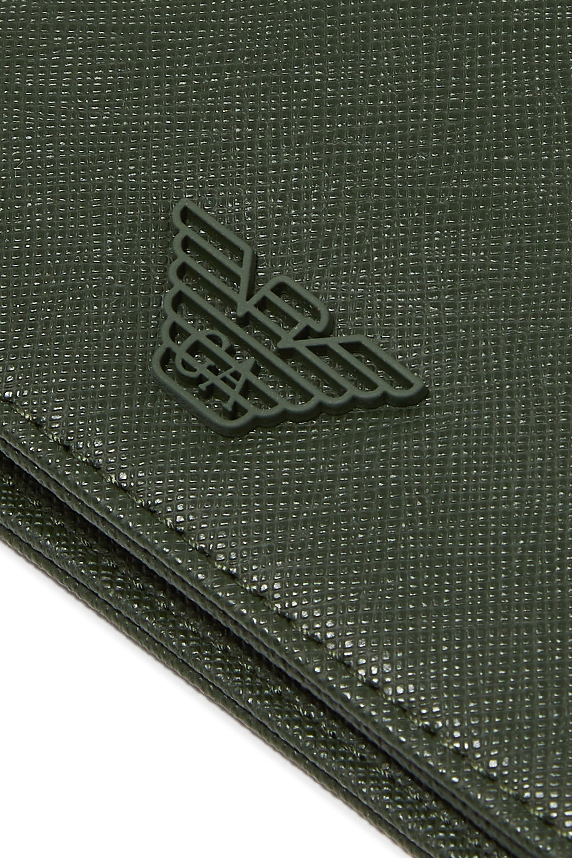 محفظة بتصميم ثنائي الطي بشعار الماركة سافيانو