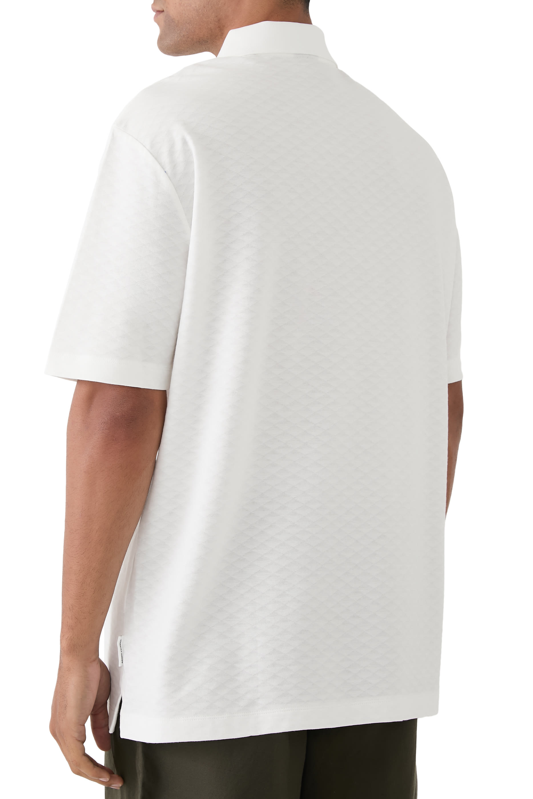 قميص بولو مطرز بالكامل