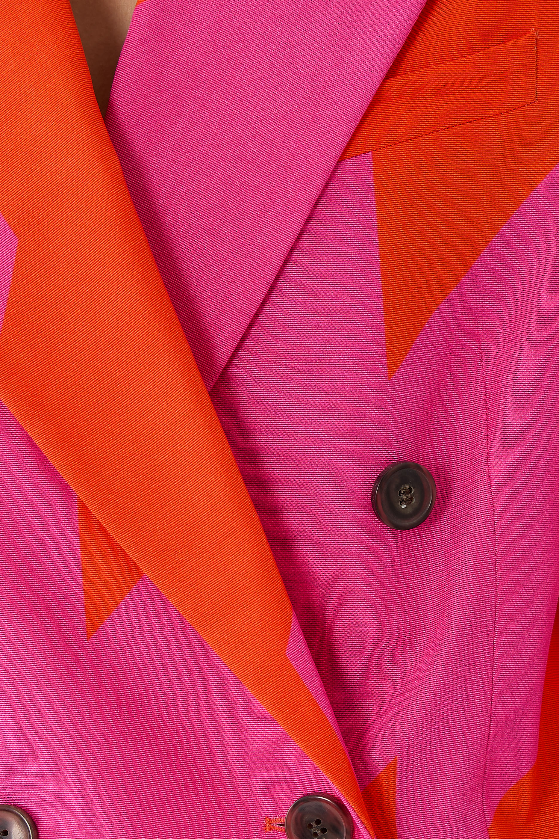 بليزر بصفي أزرار قماش مموج