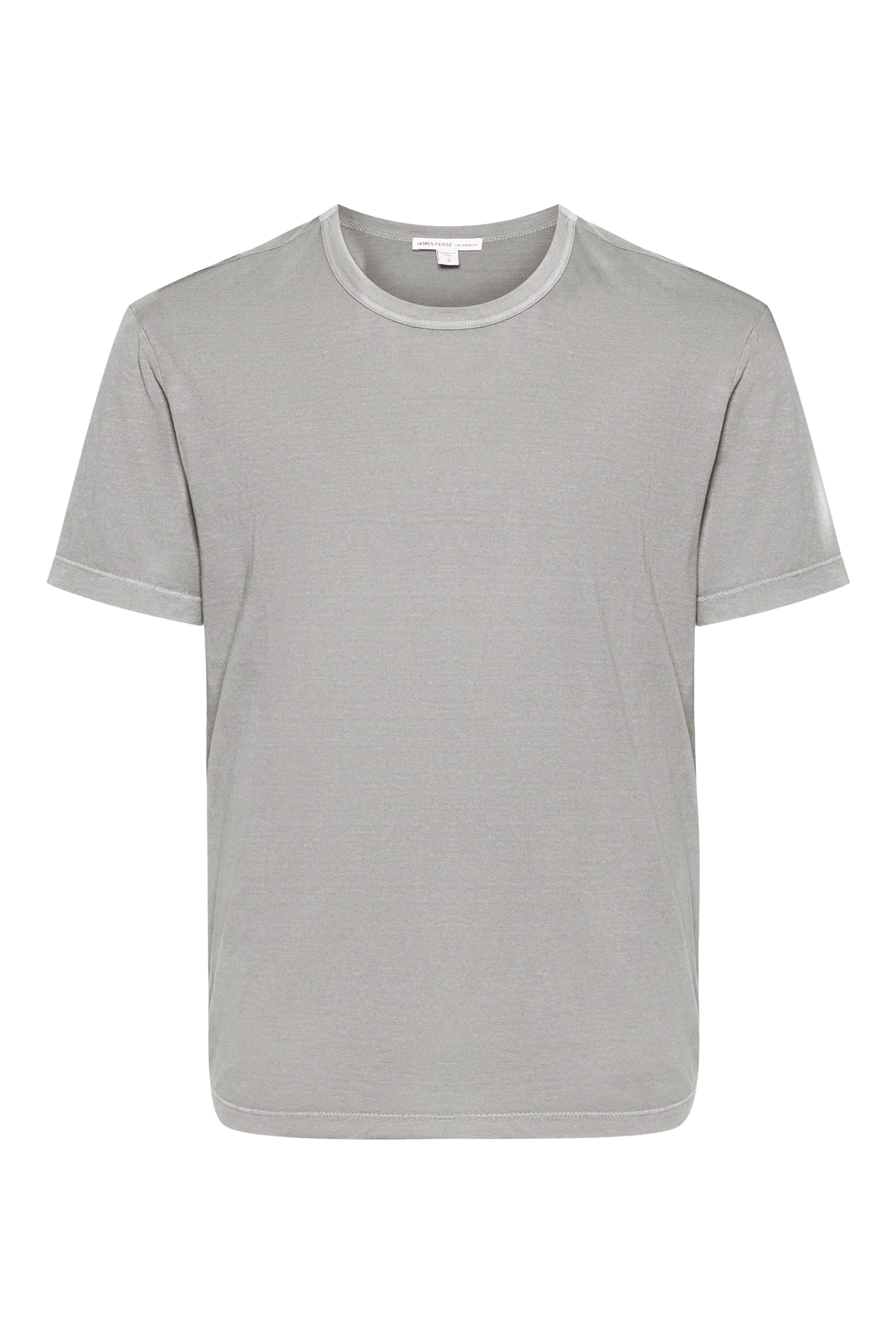 تيشيرت بأكمام قصيرة وياقة ضيقة