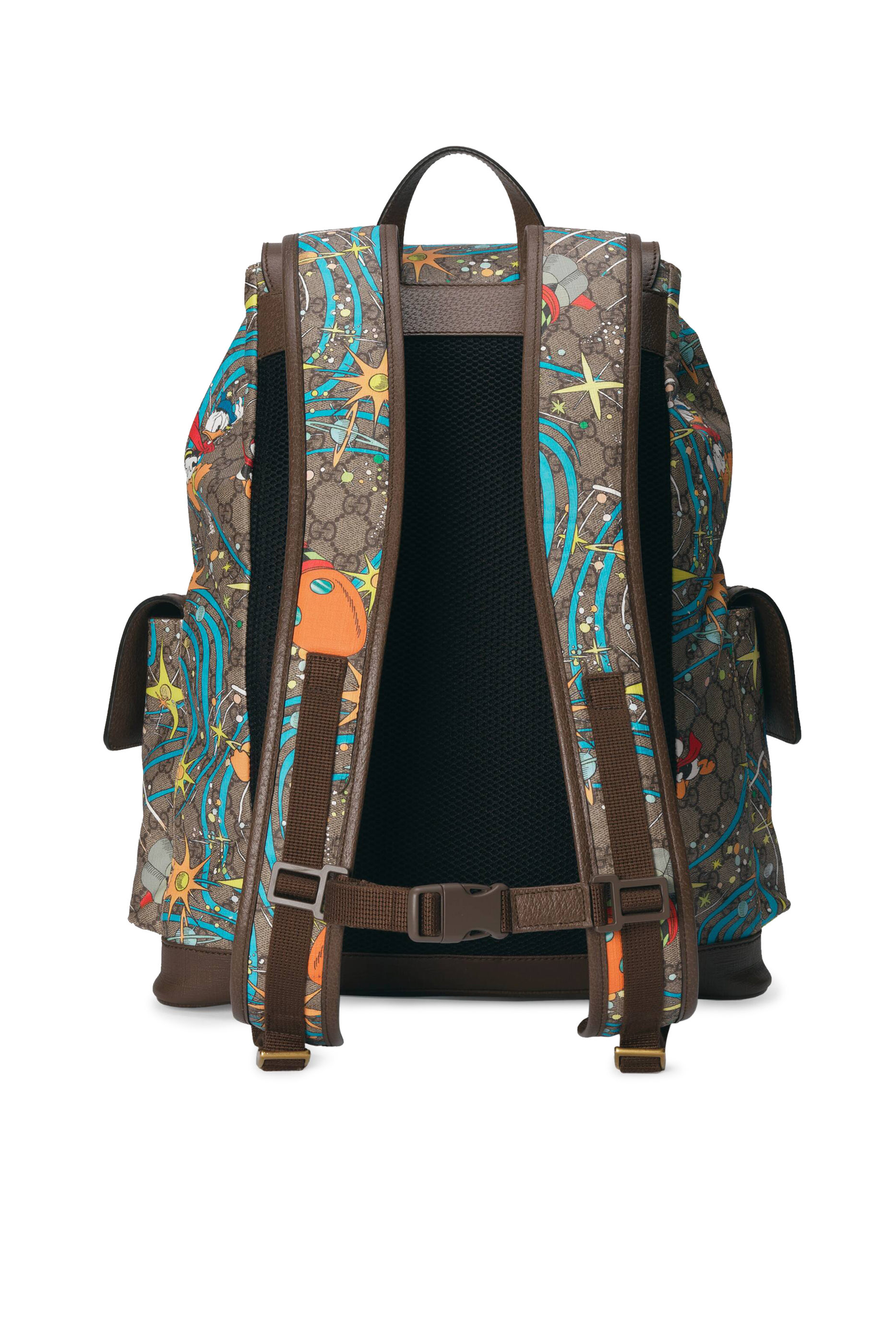 حقيبة ظهر متوسطة بطبعة دونالد دك ديزني &times; غوتشي