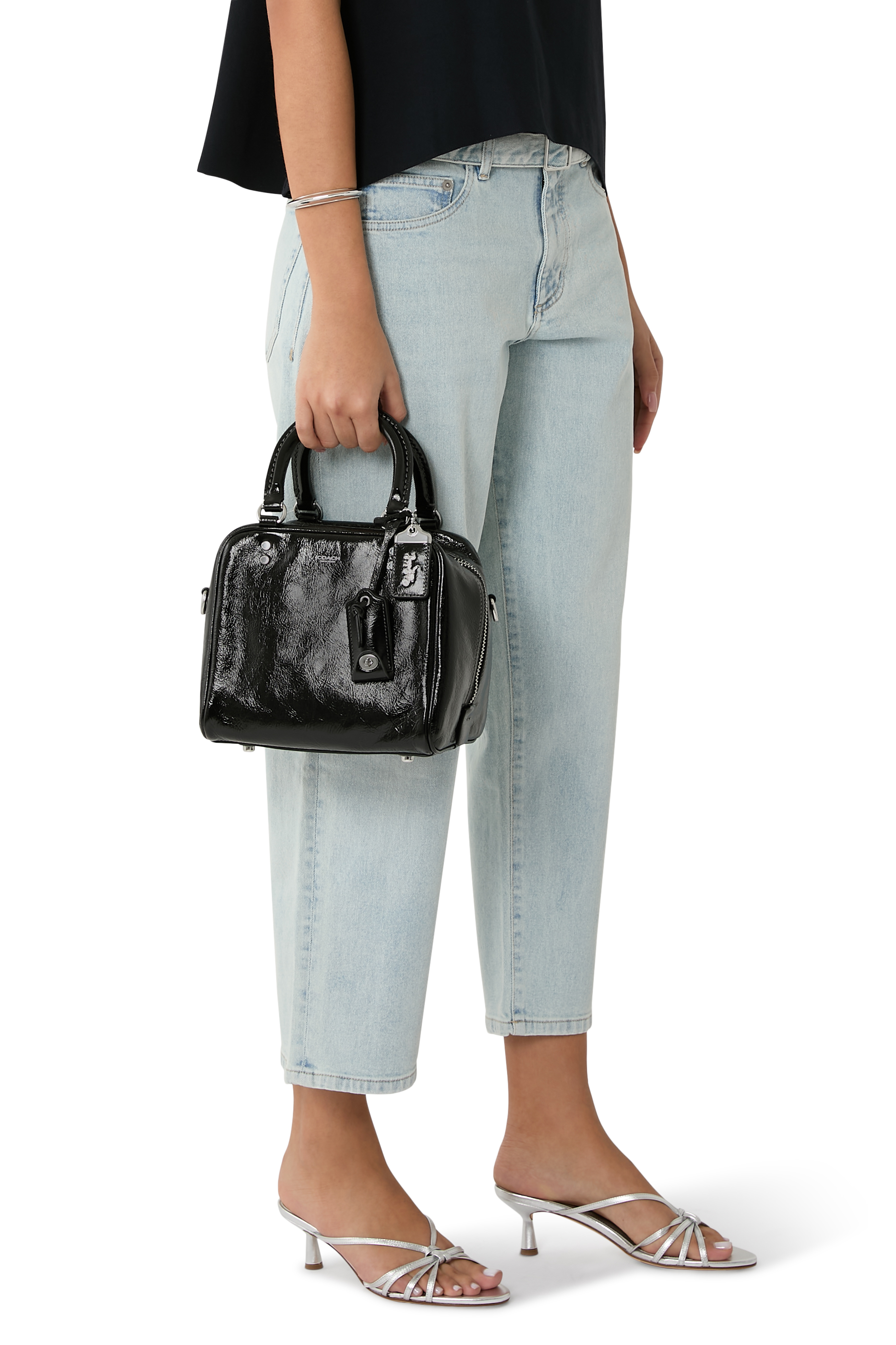 حقيبة 20 روج بتصميم مكعب