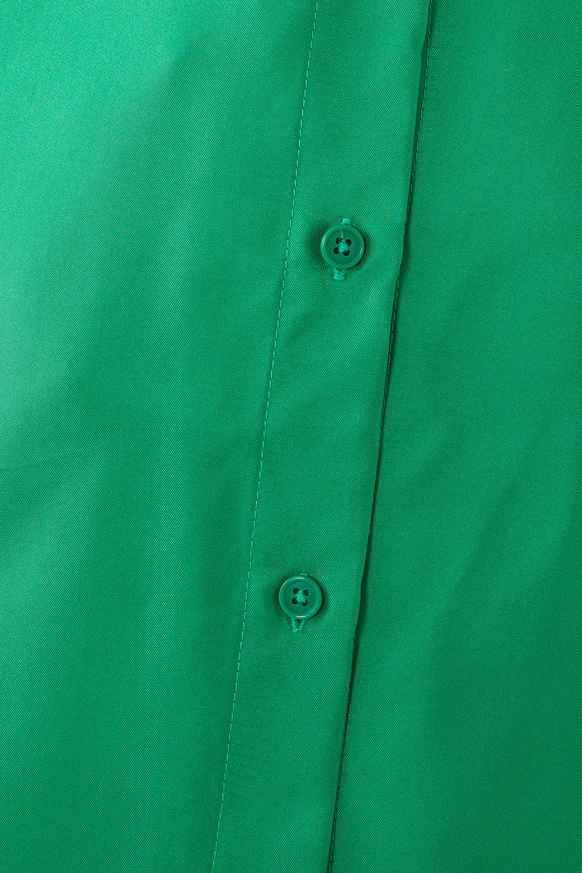 قميص تروبيا فضفاض حرير