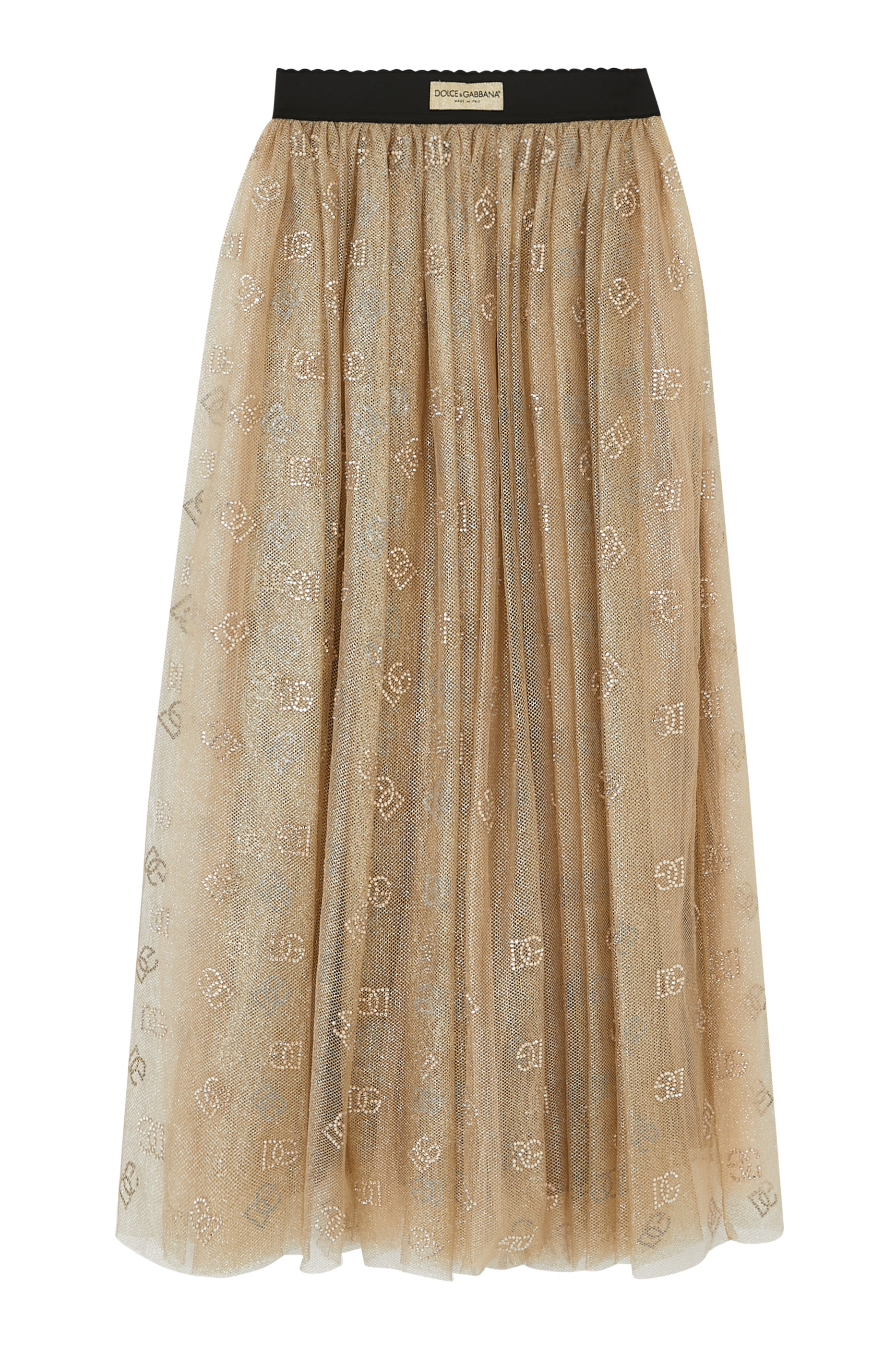 تنورة تول بشعار الماركة للأطفال