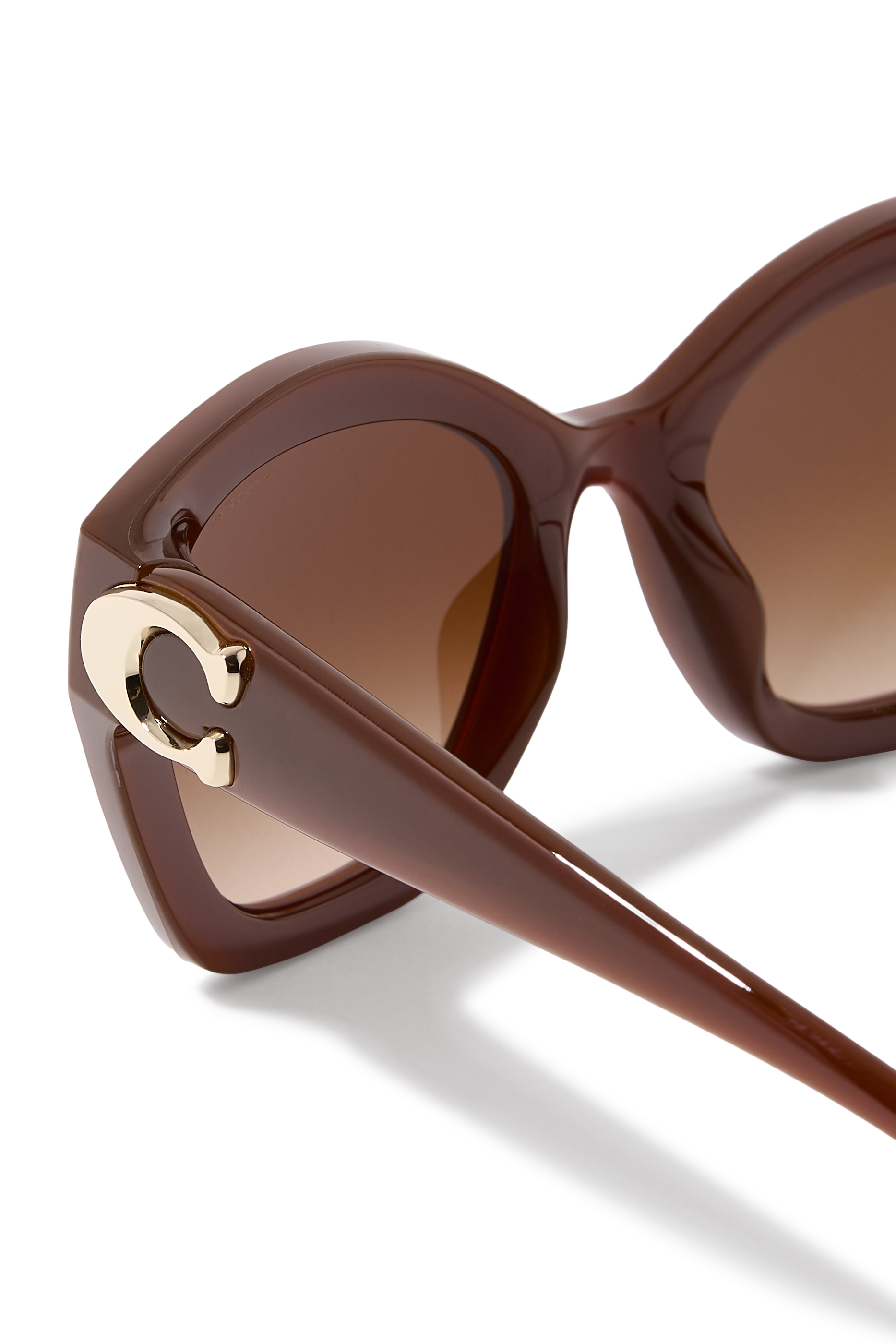 نظارة شمسية بتصميم غير متماثل أسيتات