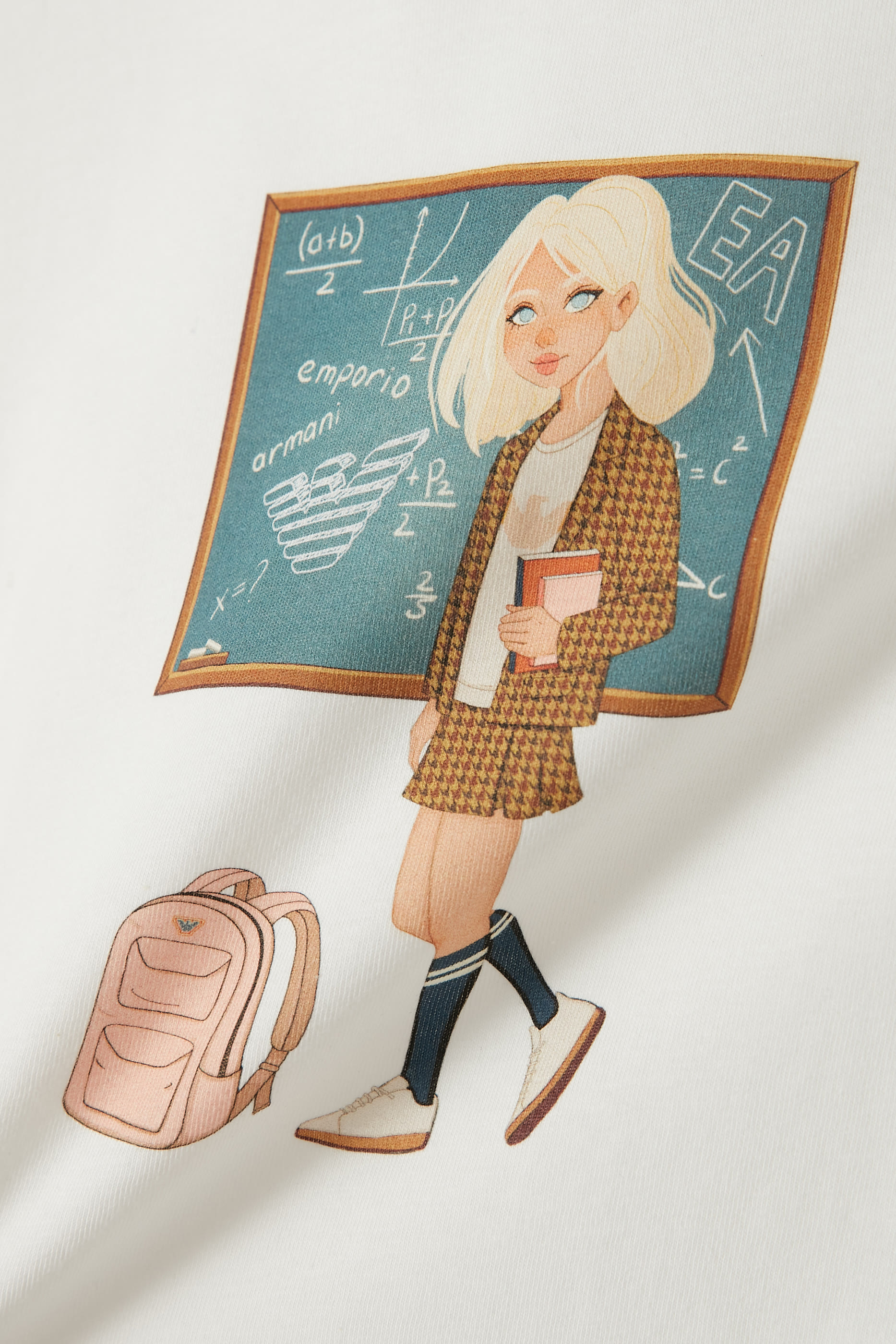 تيشيرت باك تو سكول قطن للأطفال