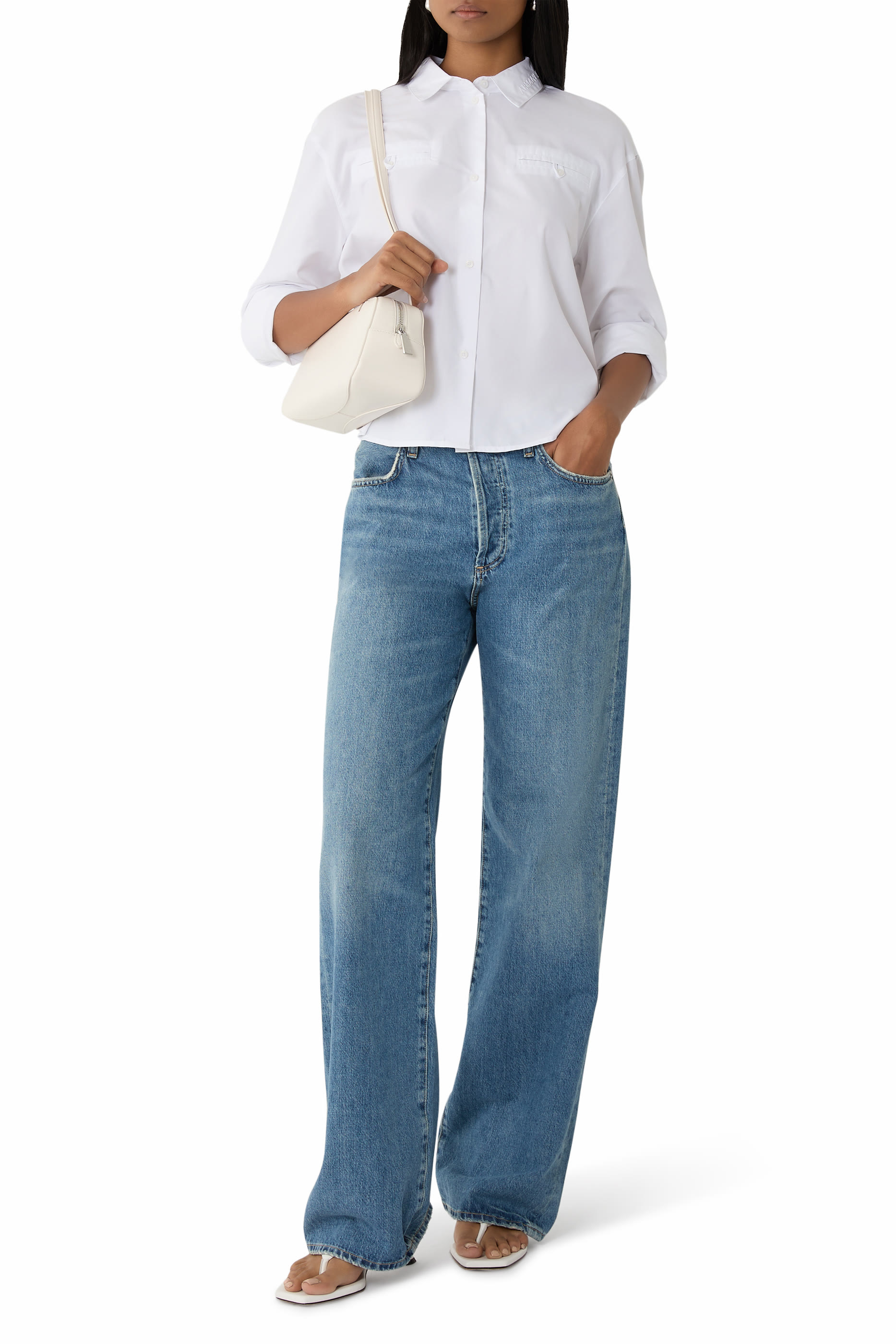 قميص قصير مزيج قطن