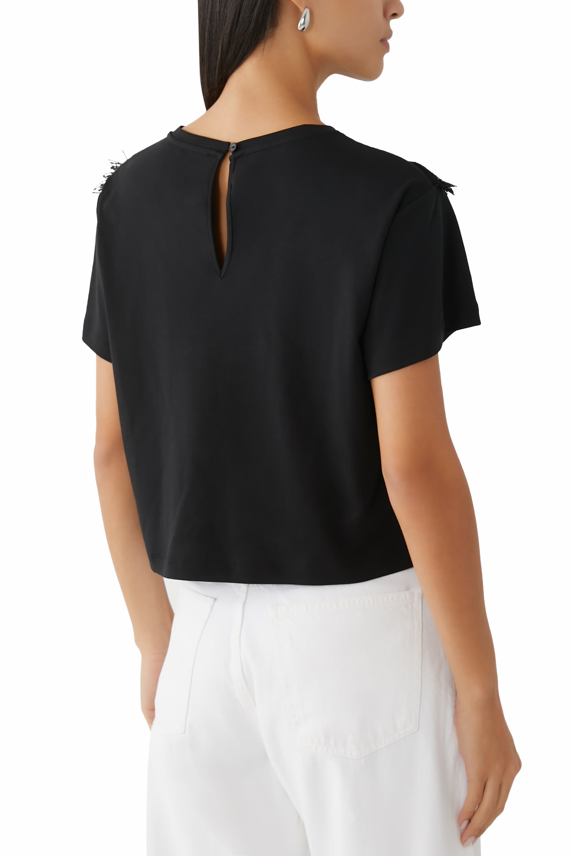 تيشيرت بشرّابات جرسيه سوبيما