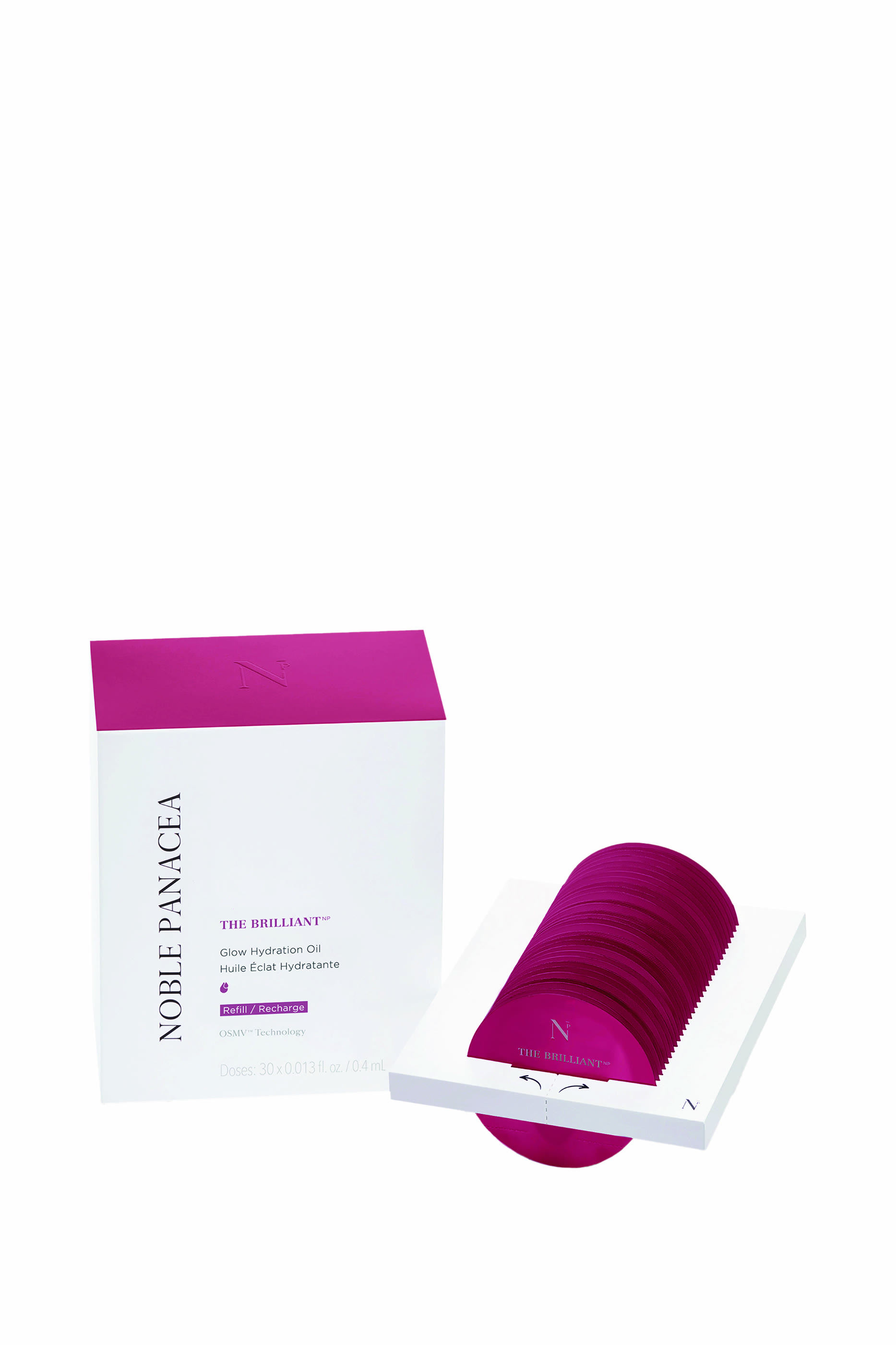 زيت مرطب ذا بريليانت غلو قابل لإعادة الملء