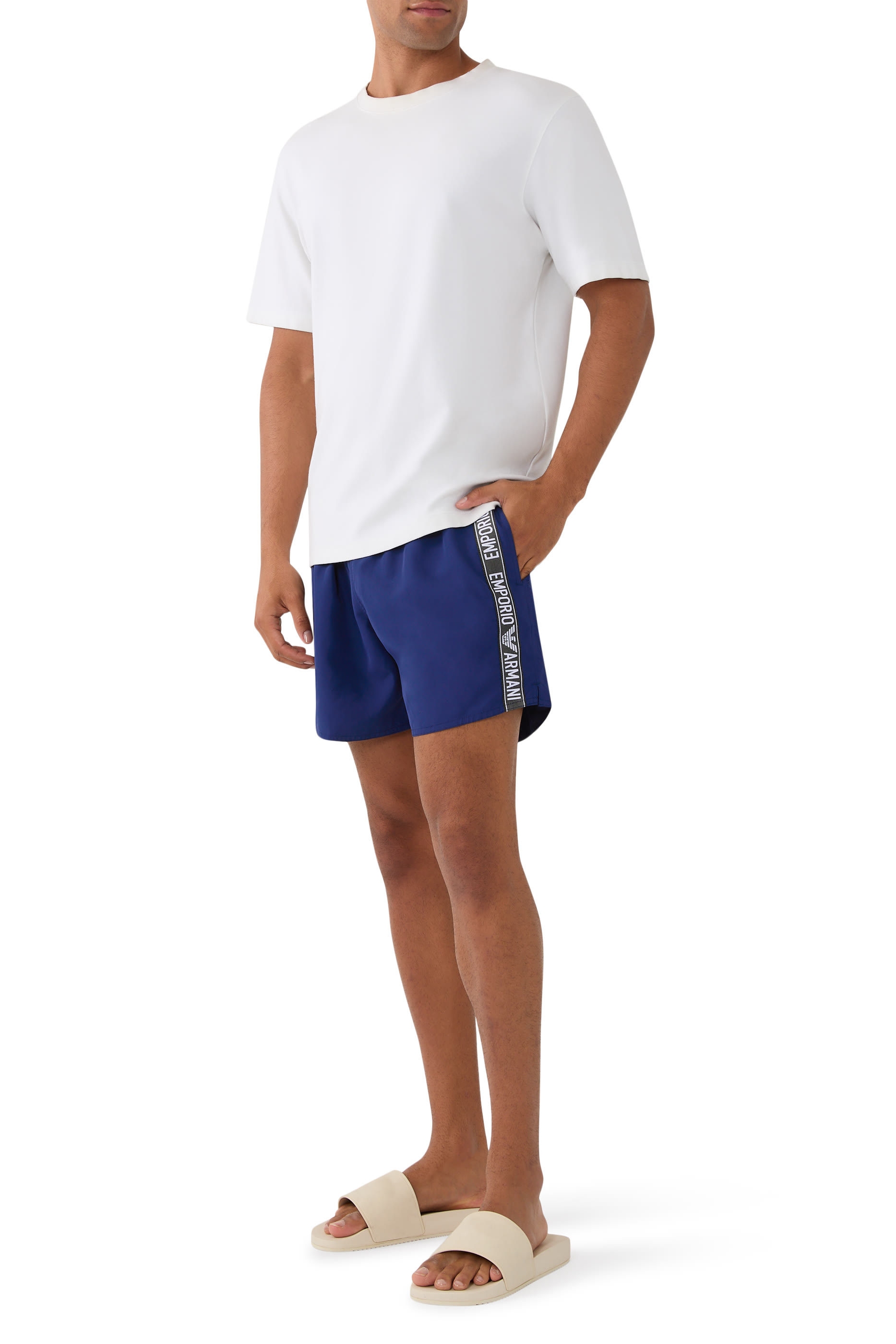 شورت سباحة قماش معاد تدويره