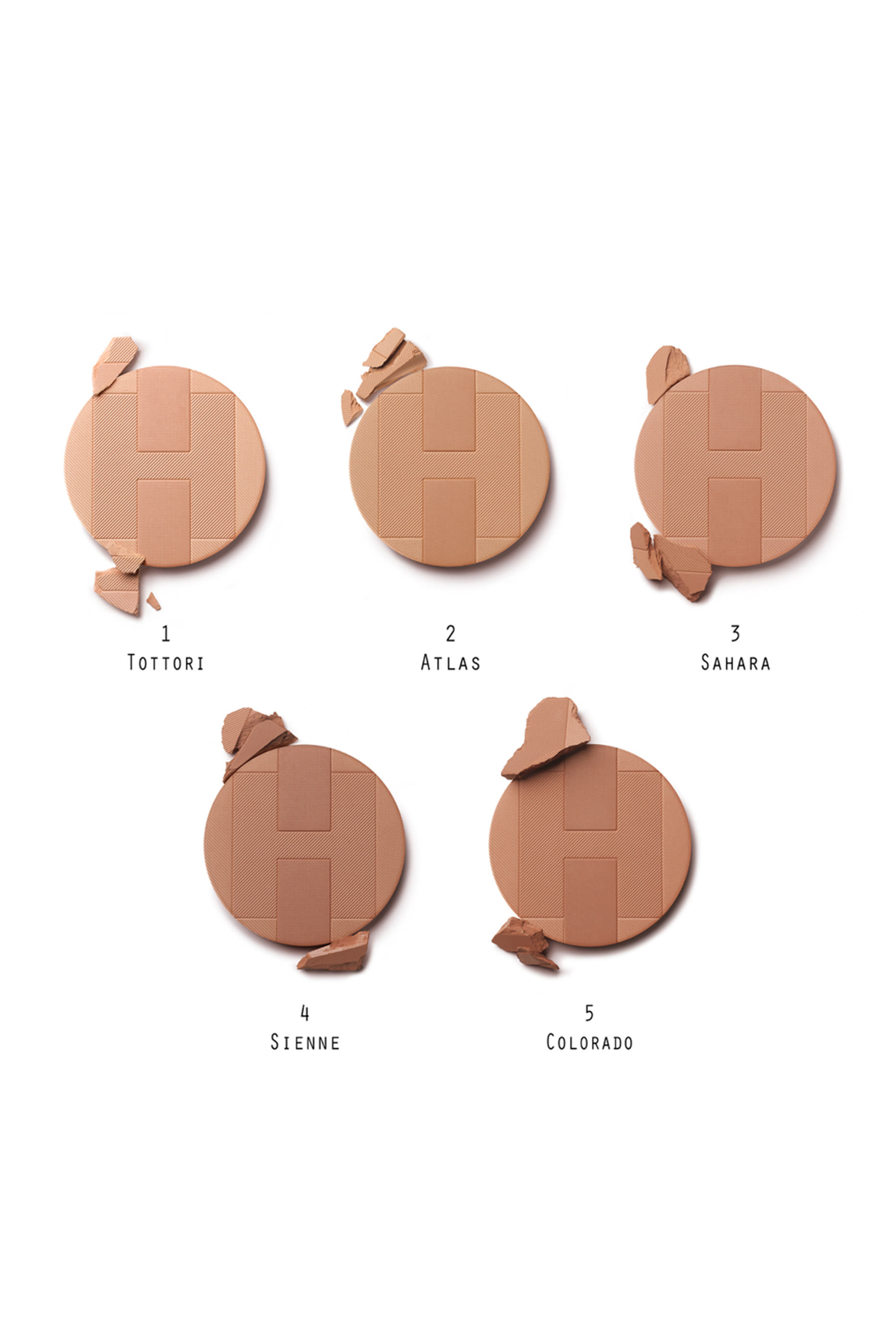 بودرة معدنية لإشراق صحي Herm&egrave;s Plein Air, H Trio