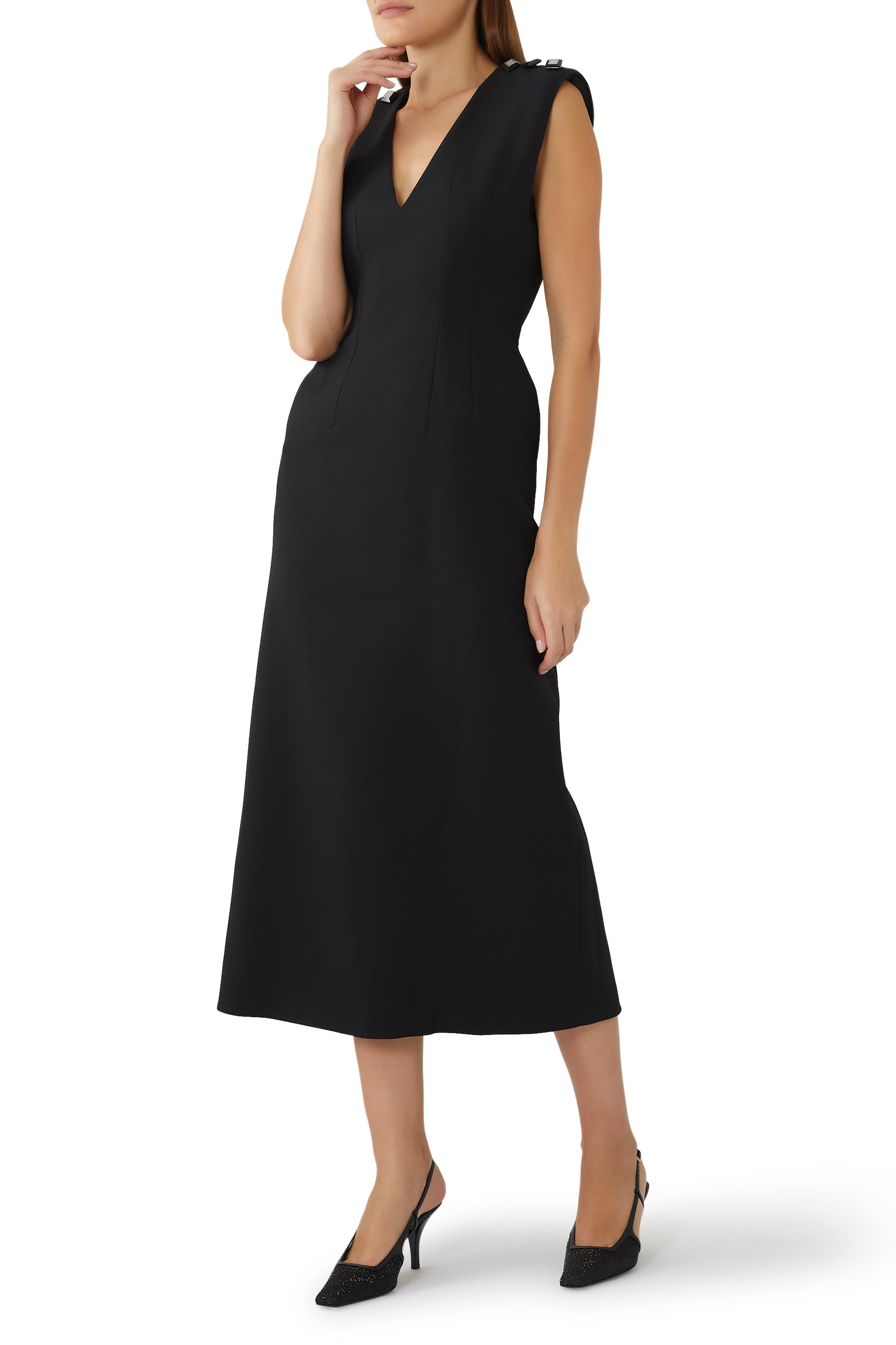 فستان كريب صوف