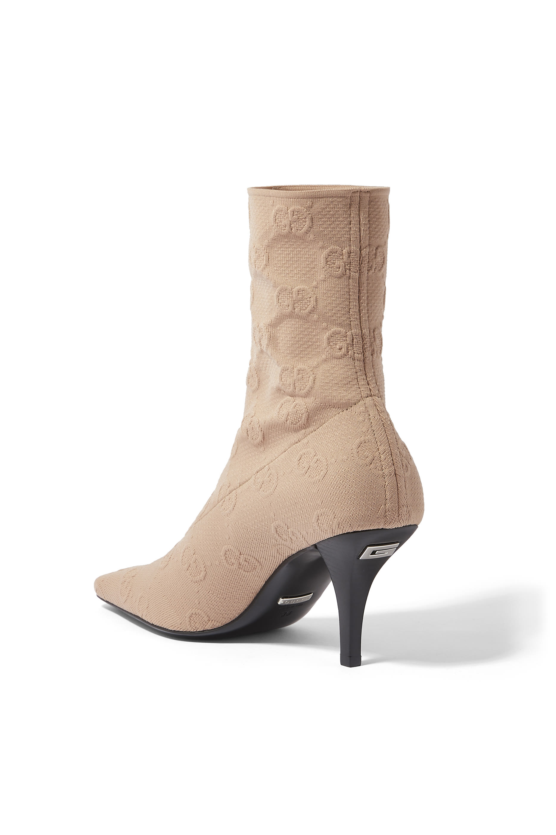 بوت منسوج بطول الكاحل 75 بحرفي شعار الماركة