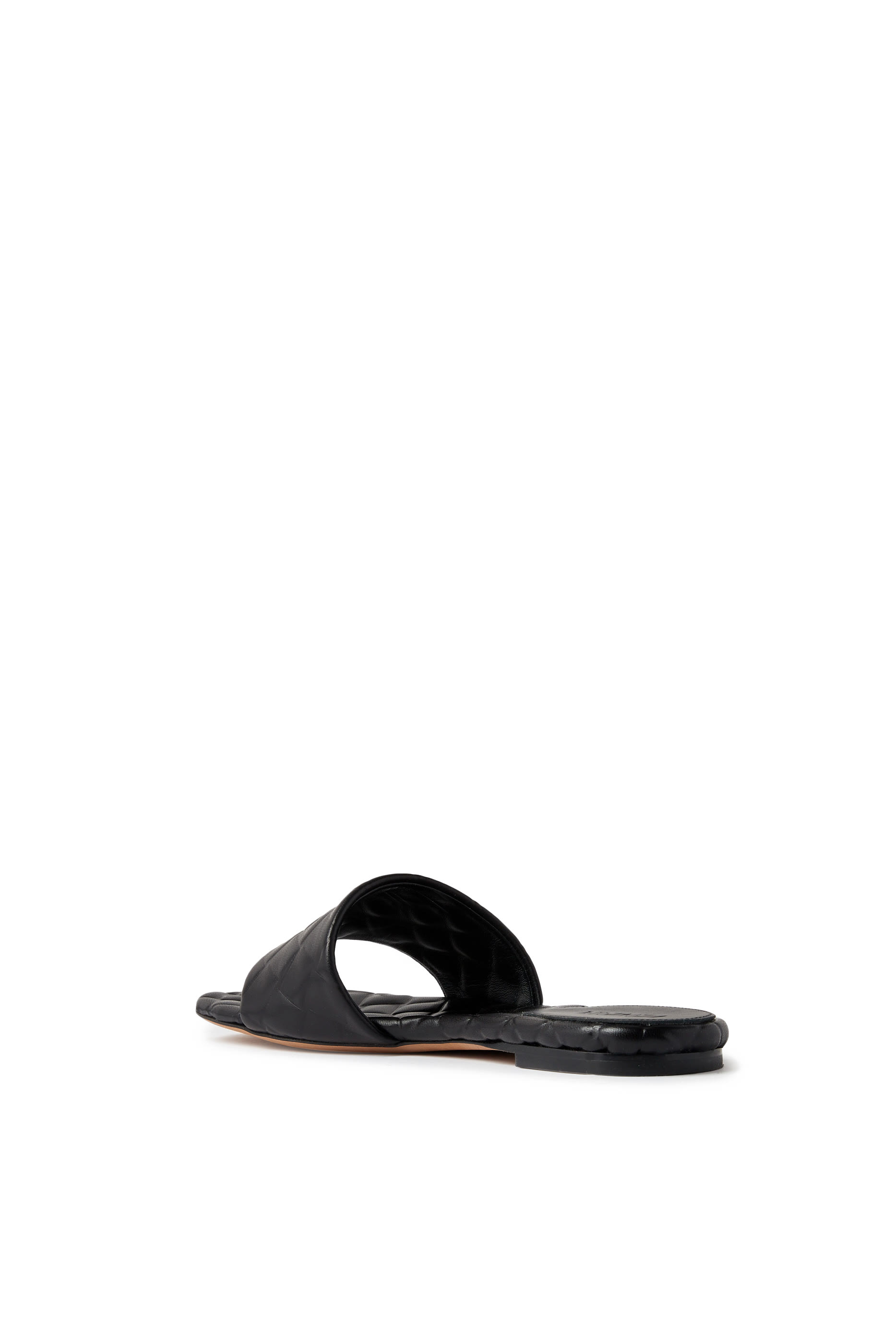 حذاء ايمي مفتوح من الخلف بكعب مسطح جلد