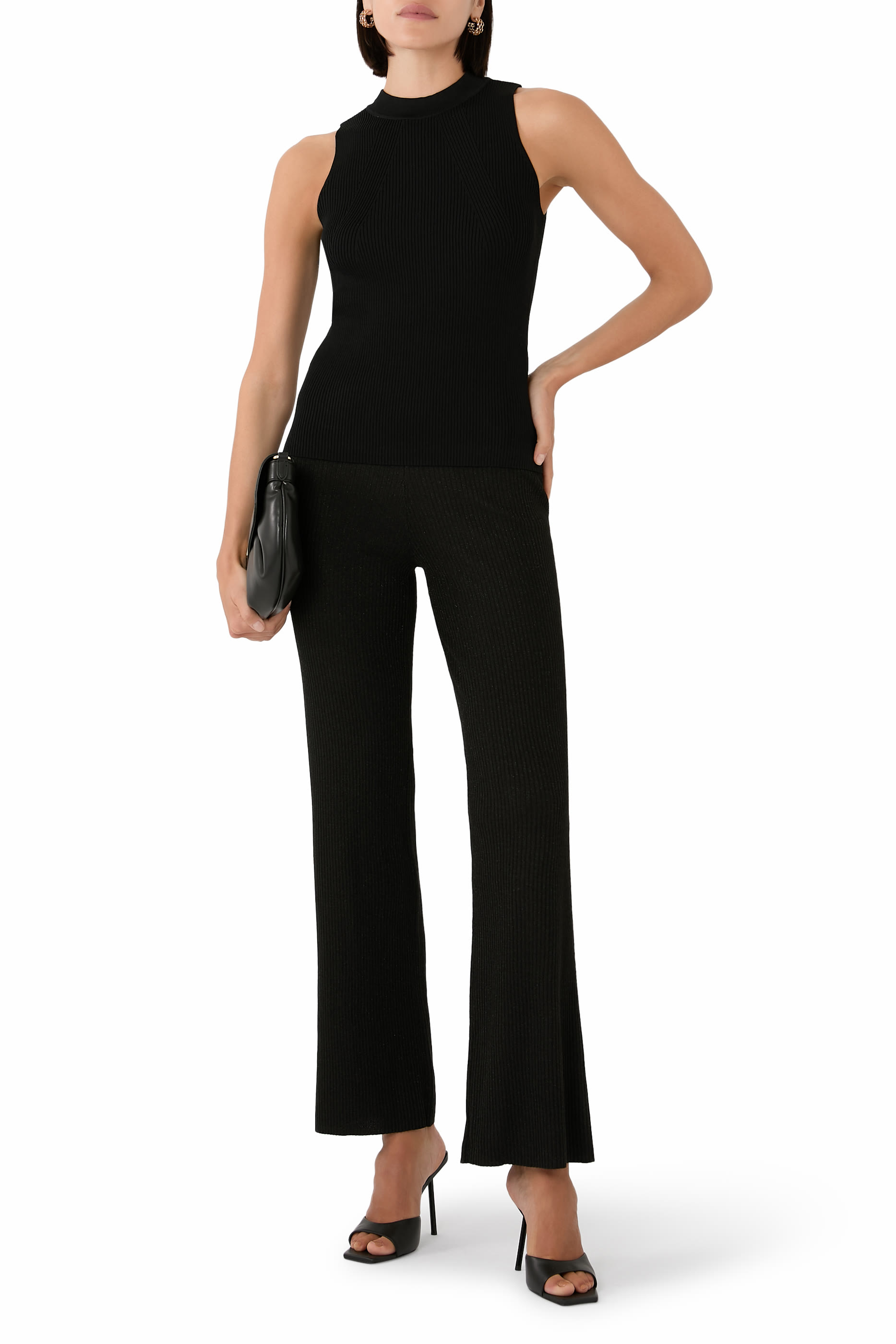 بنطال سالين دي جيرو بشعار الماركة على الجانب