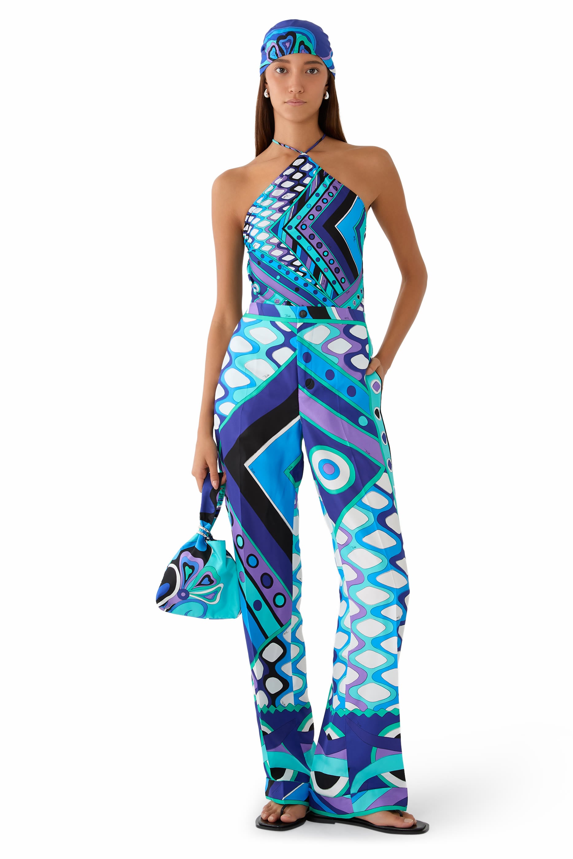 Vivara Print Silk Pants