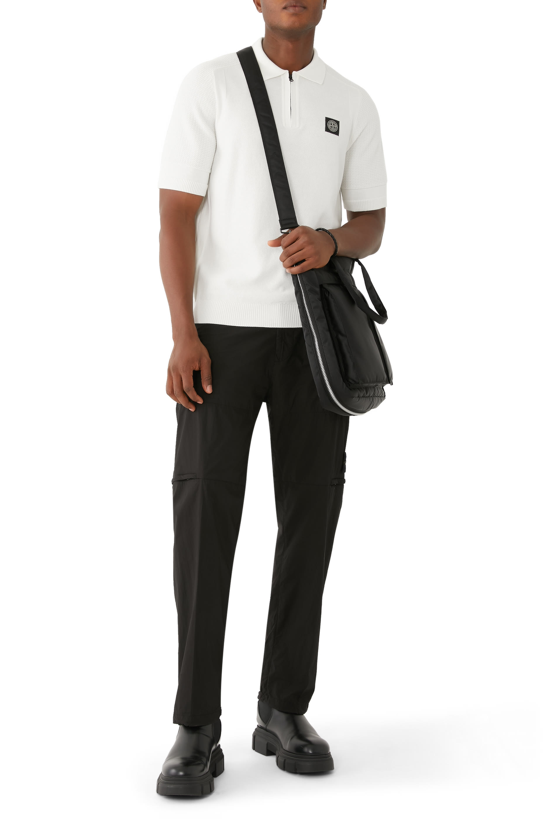 بنطال شينو قطن بشعار الماركة