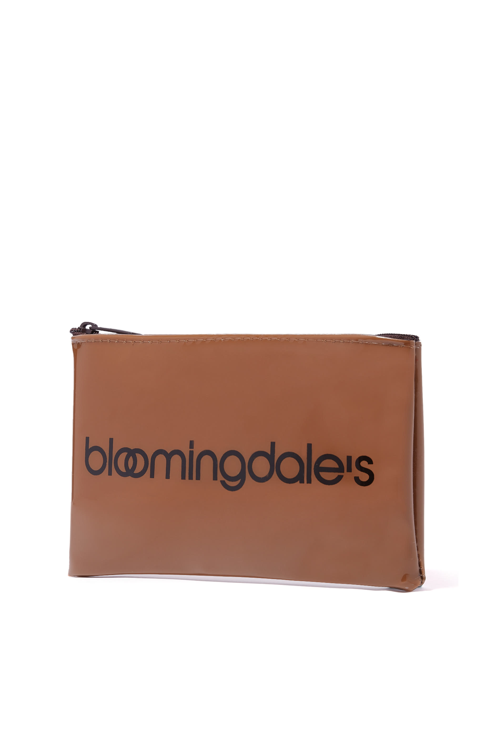 حقيبة مستحضرات تجميل صغيرة بنية