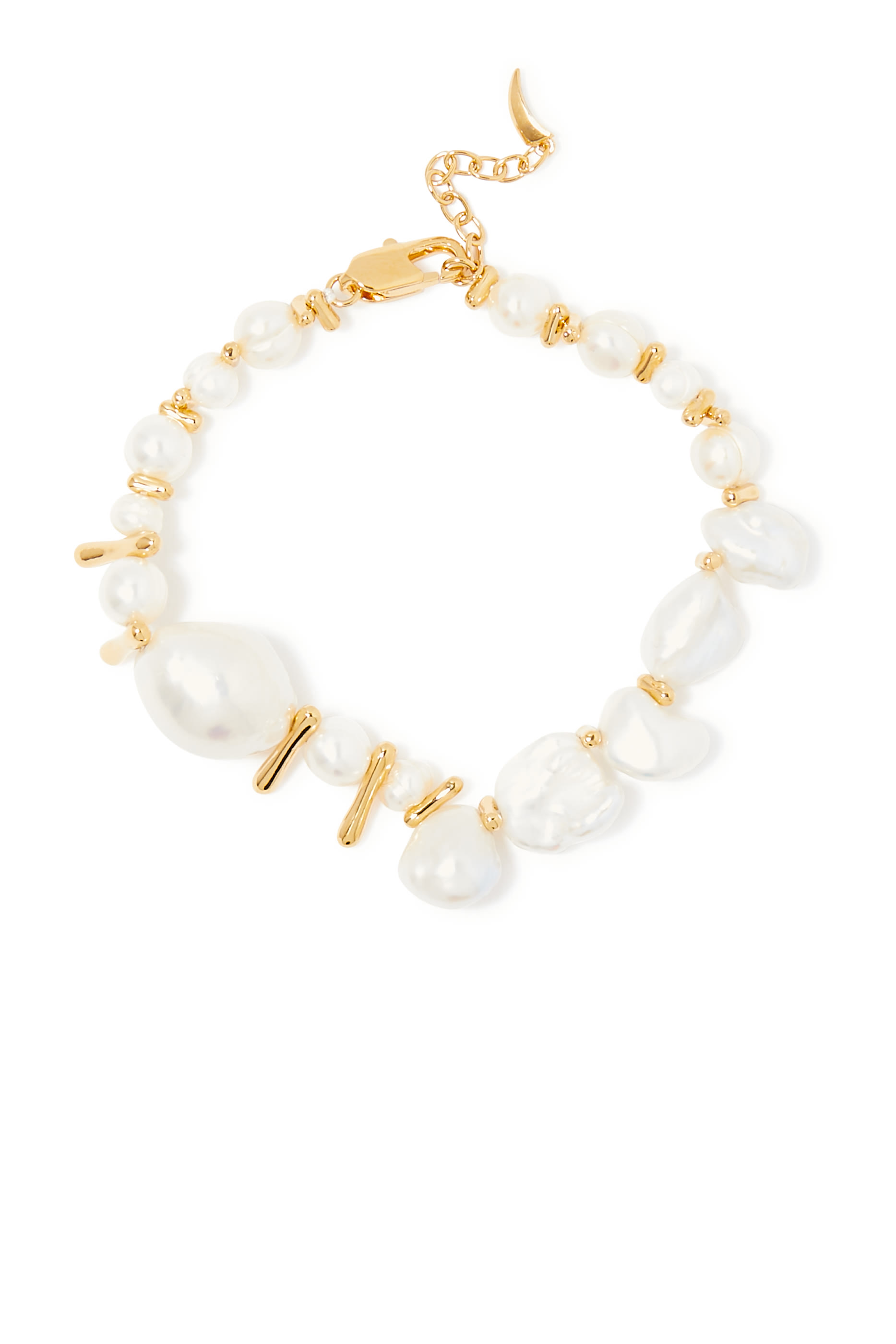 سوار ستيتمنت بخرز ولؤلؤ متنوع