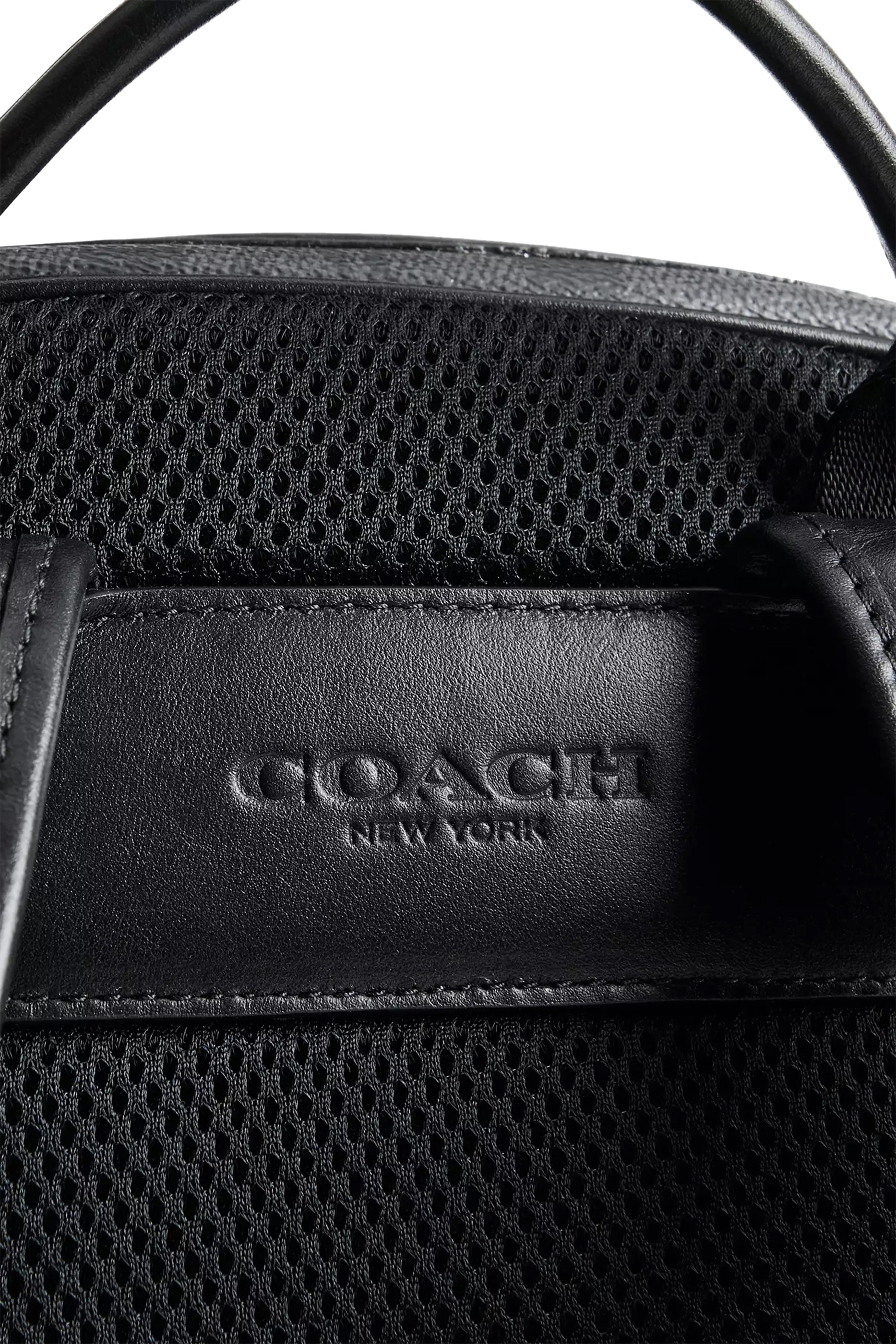 حقيبة ظهر تشارتر قماش قنب بنقشة شعار الماركة