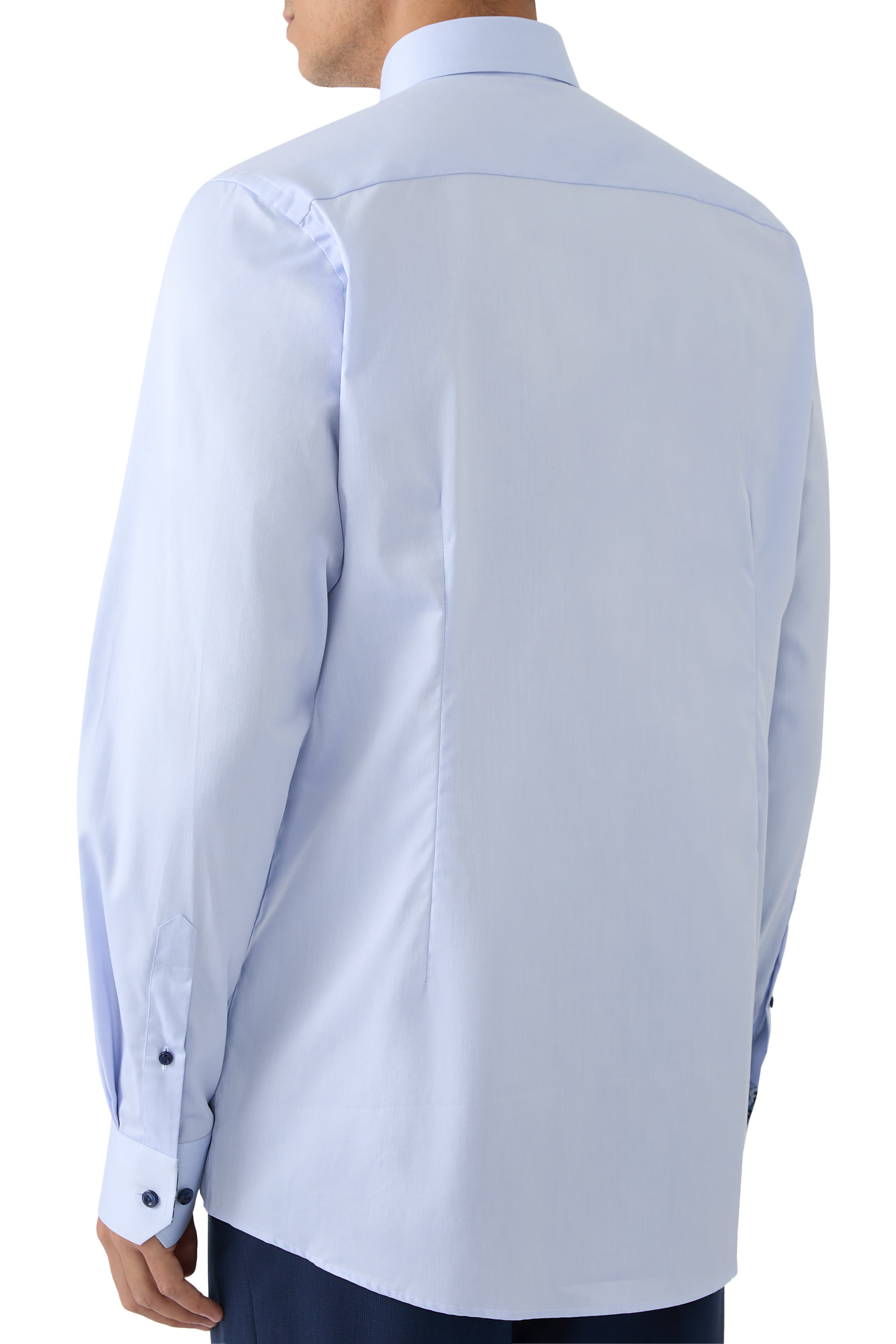 قميص بنقشة زهور تويل مميز للماركة