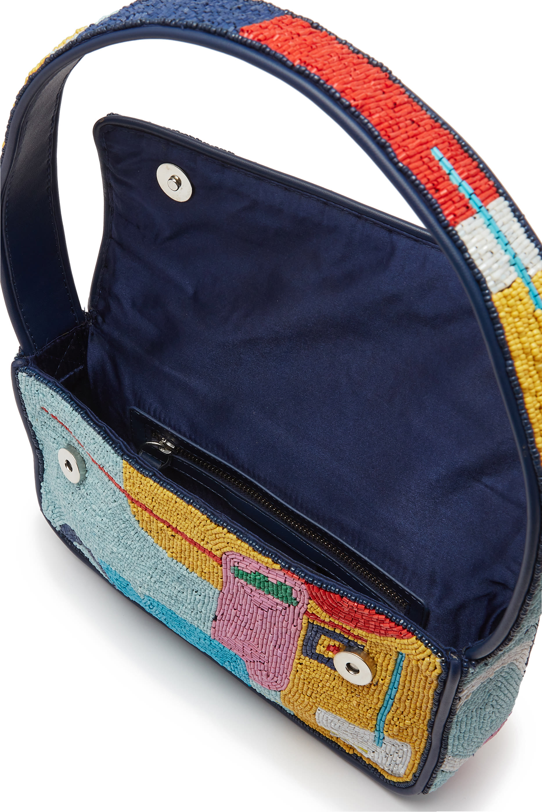 حقيبة كتف تومي مزينة بالخرز