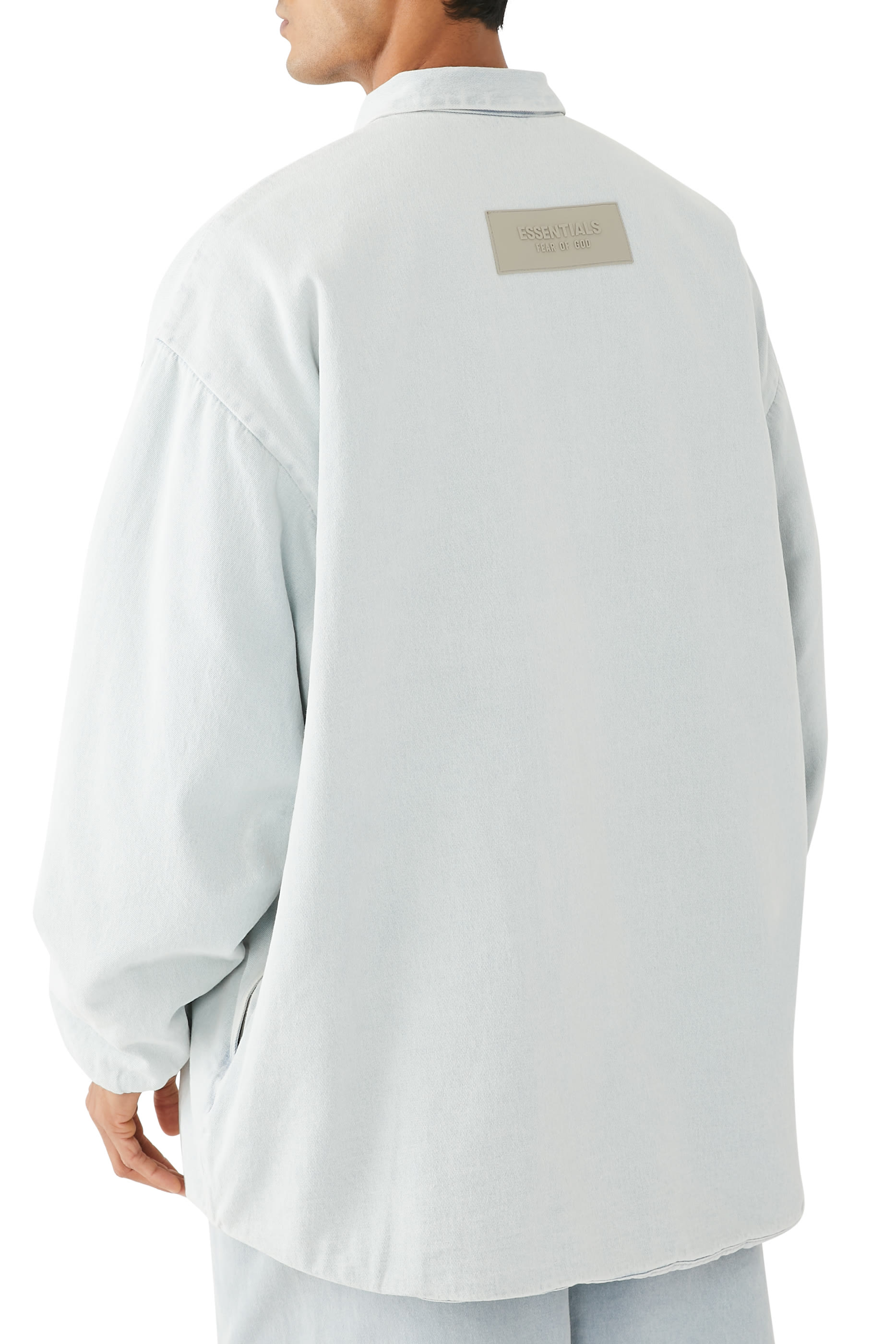 جاكيت بنمط قميص مبطن