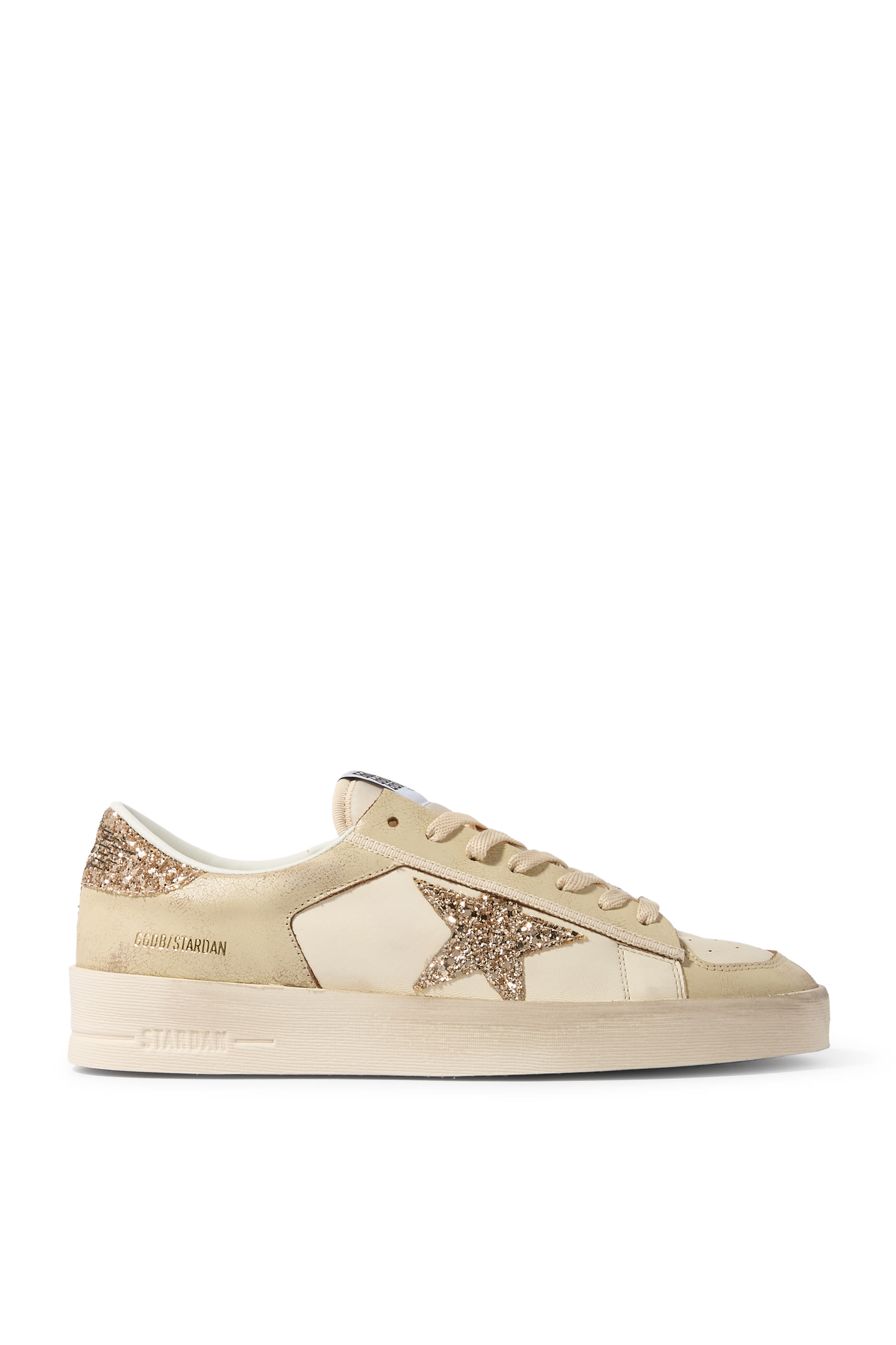 سنيكرز وومنز ستاردان برقعة نجمة ذهبية وعند الكعب