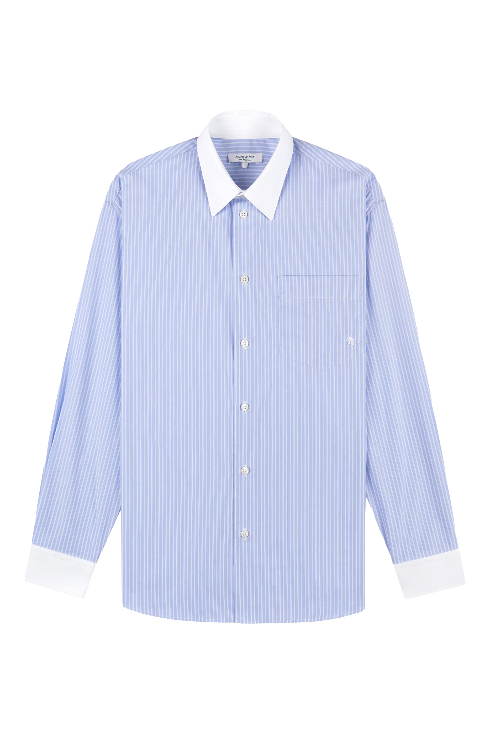 قميص بقصة فضفاضة قطن