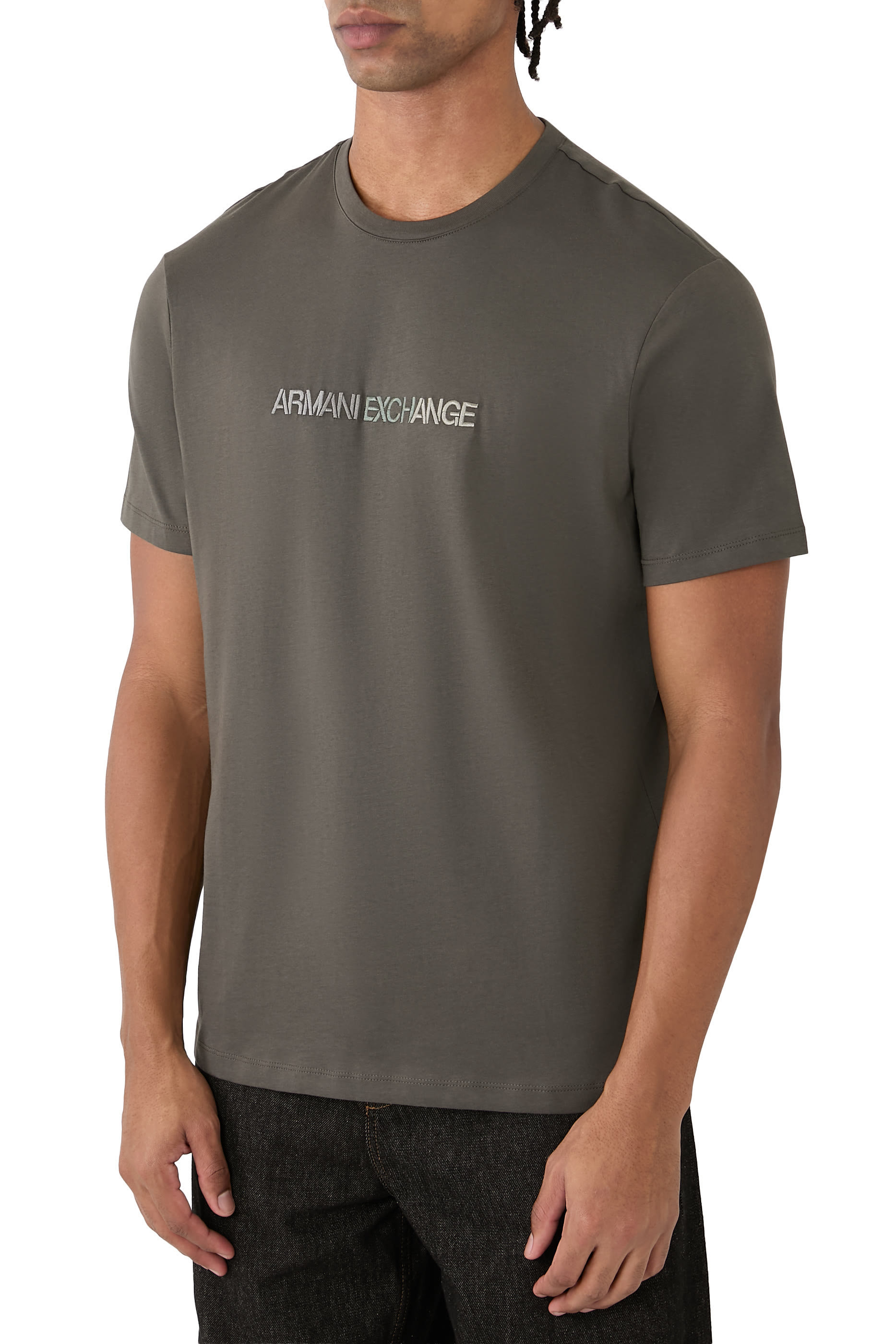 تيشيرت بقصة ضيقة قطن