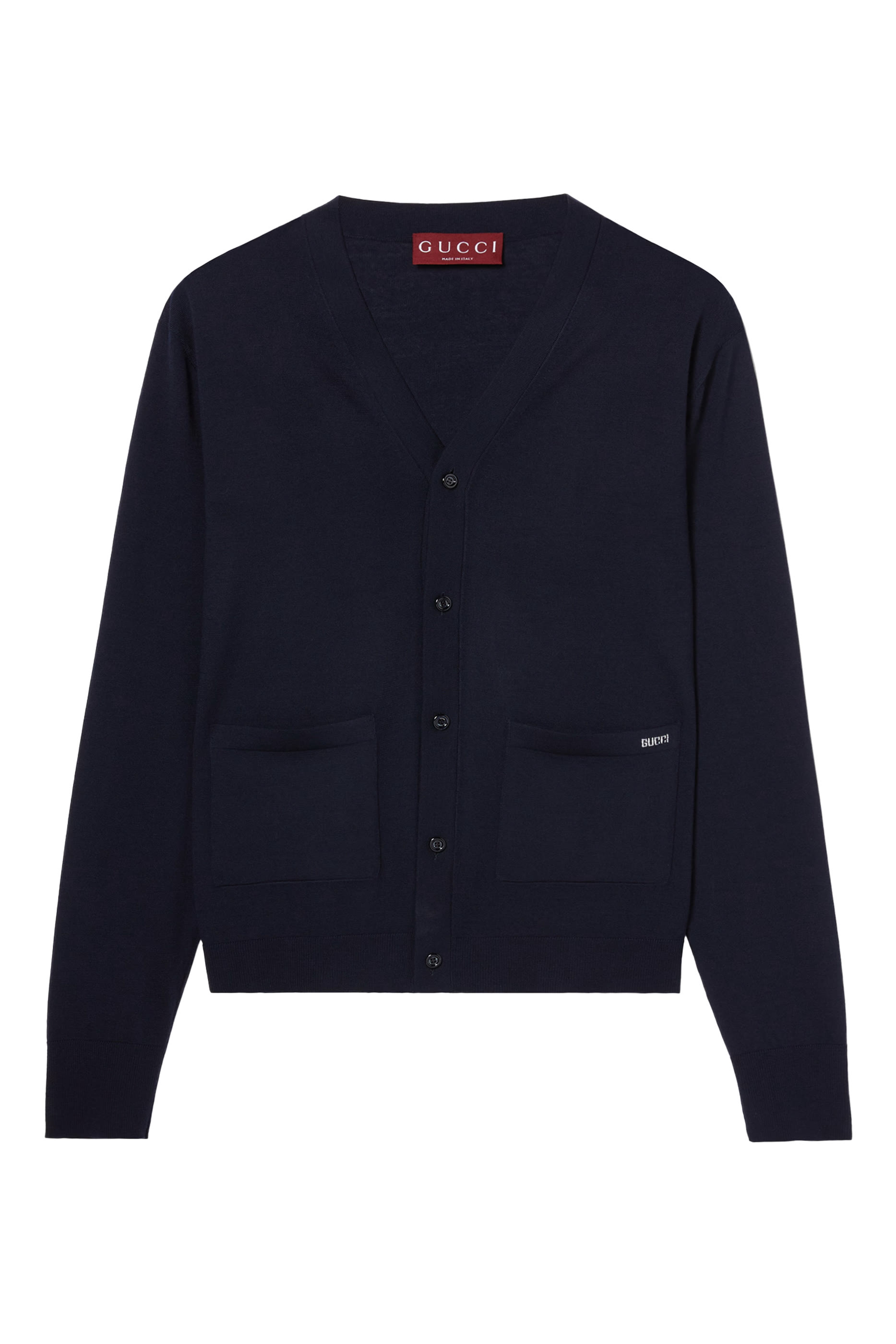 كارديغان نسيج صوف ناعم مع انتارسيا