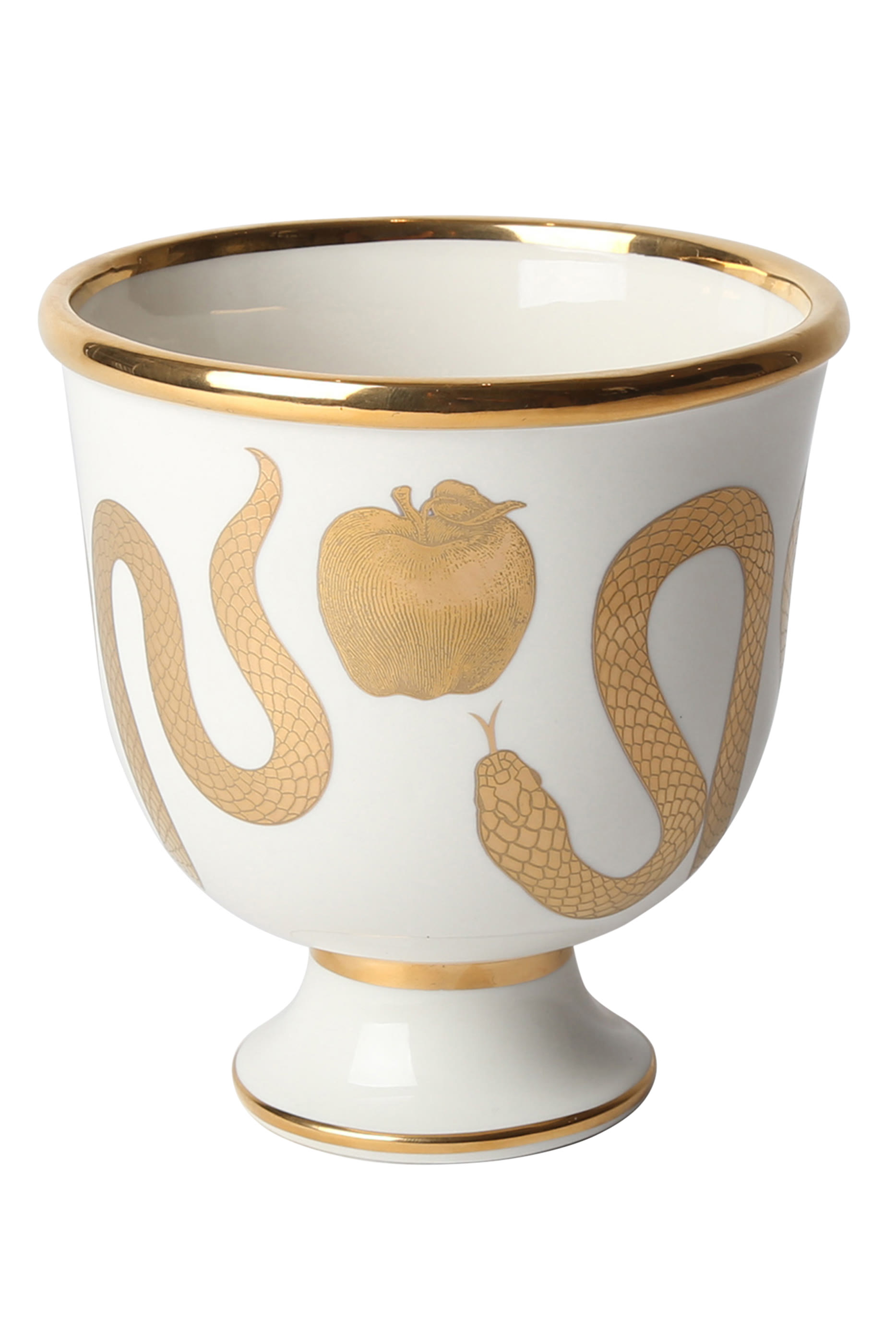 وعاء بوتانيست بنقشة ثعبان وتفاح