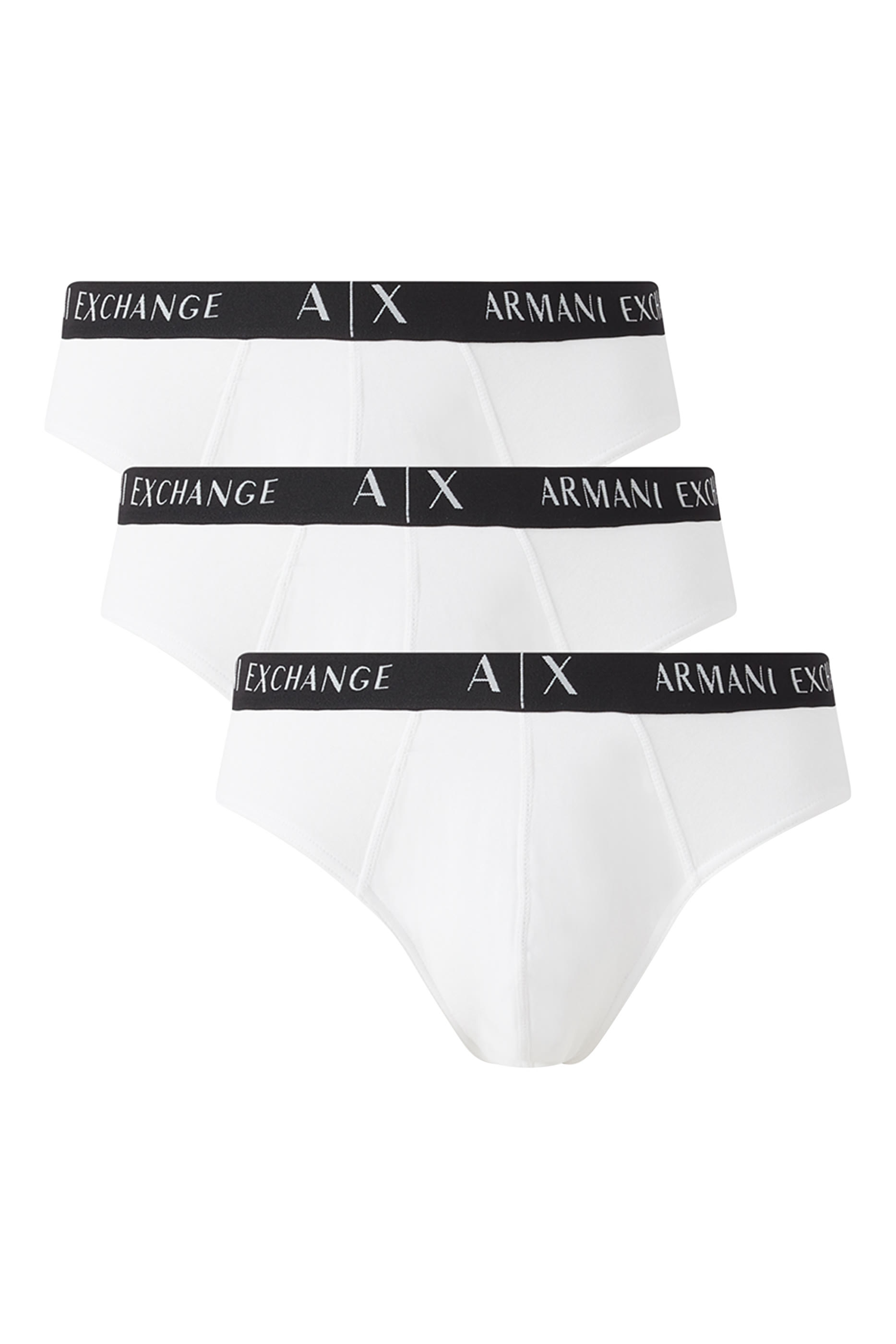 طقم سروال داخلي قطن مطاطي، ثلاث قطع