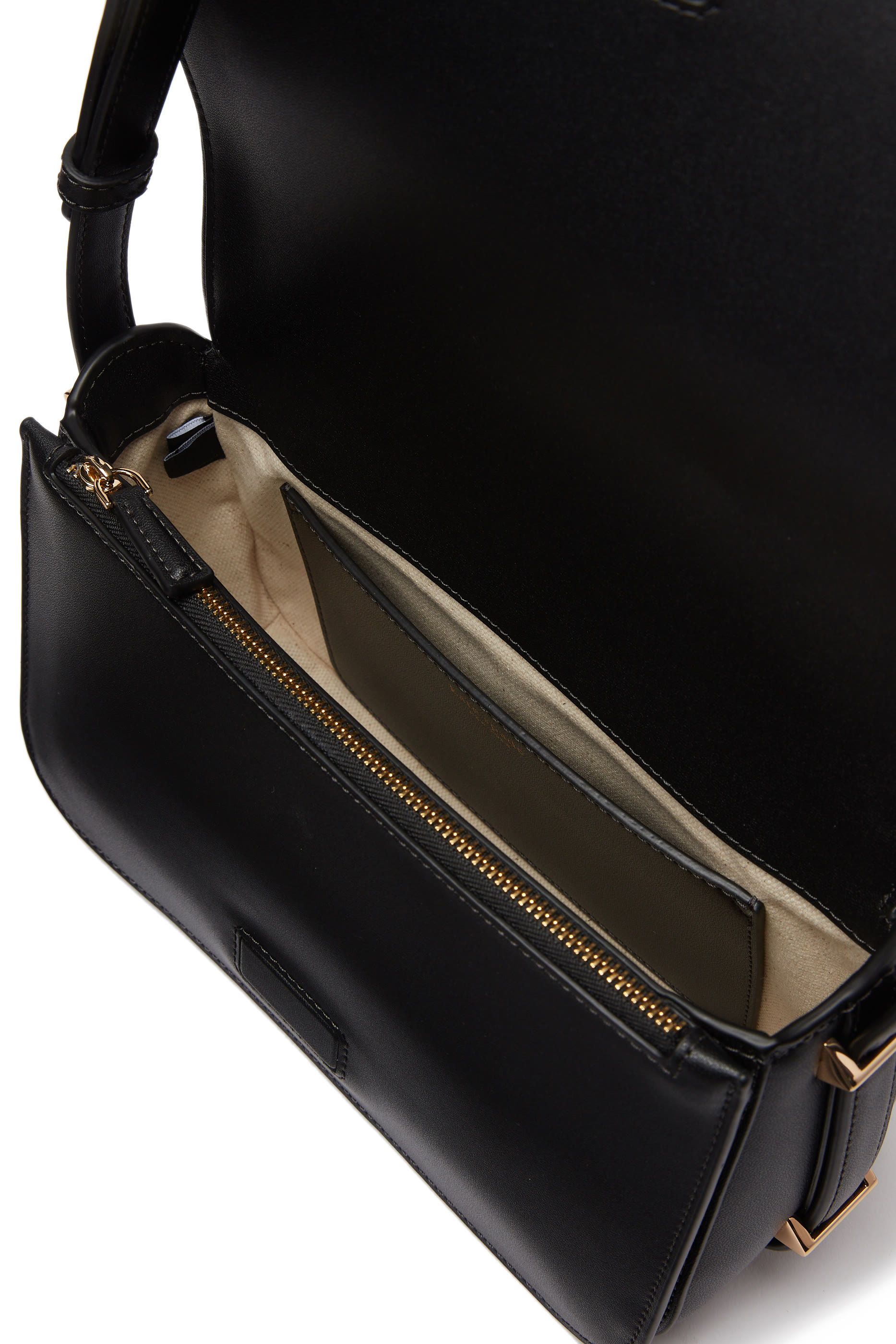 حقيبة كروس صغيرة بغطاء قلاب وطبعات زهرة سبيد جاكار