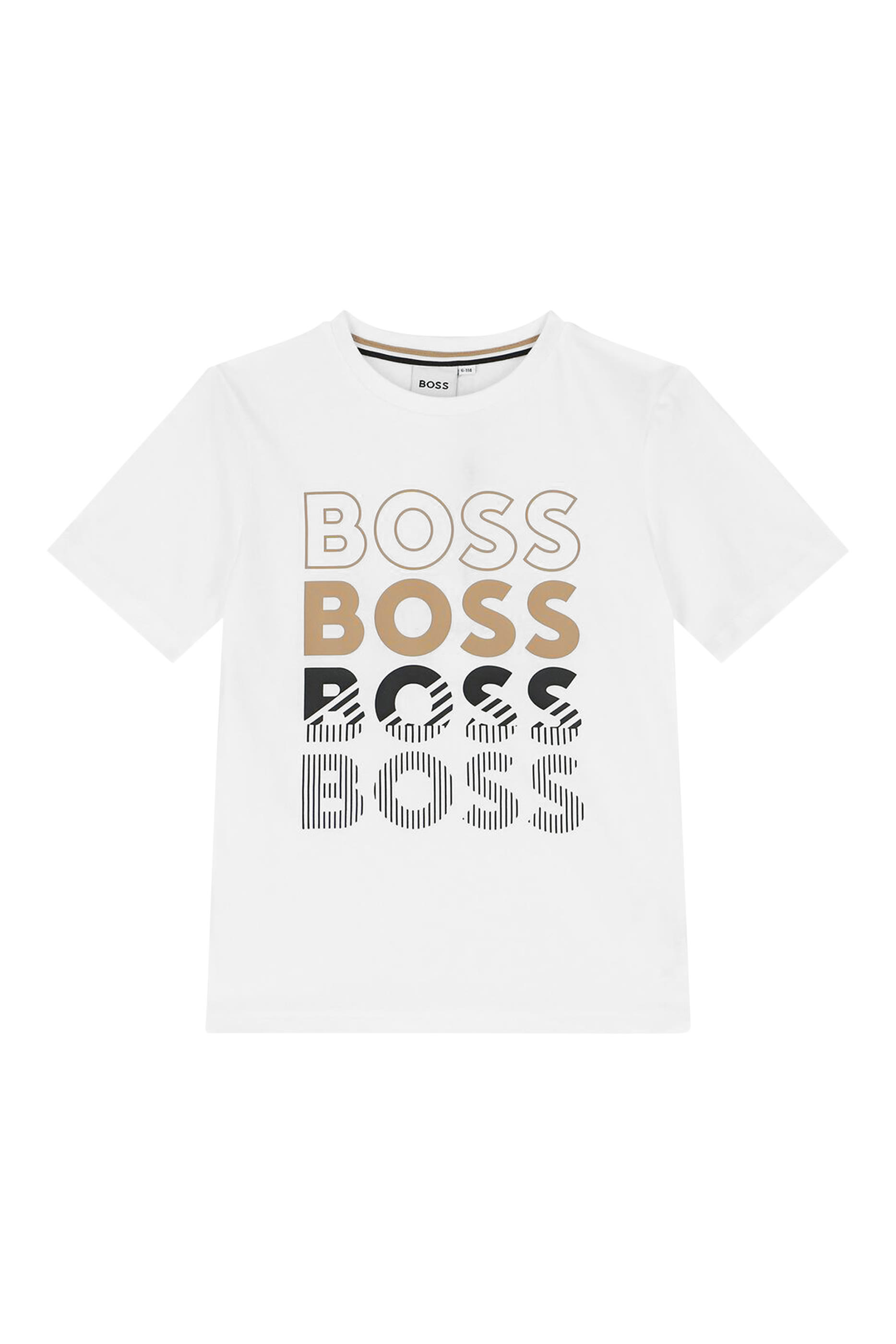 تيشيرت بأكمام قصيرة بشعار الماركة