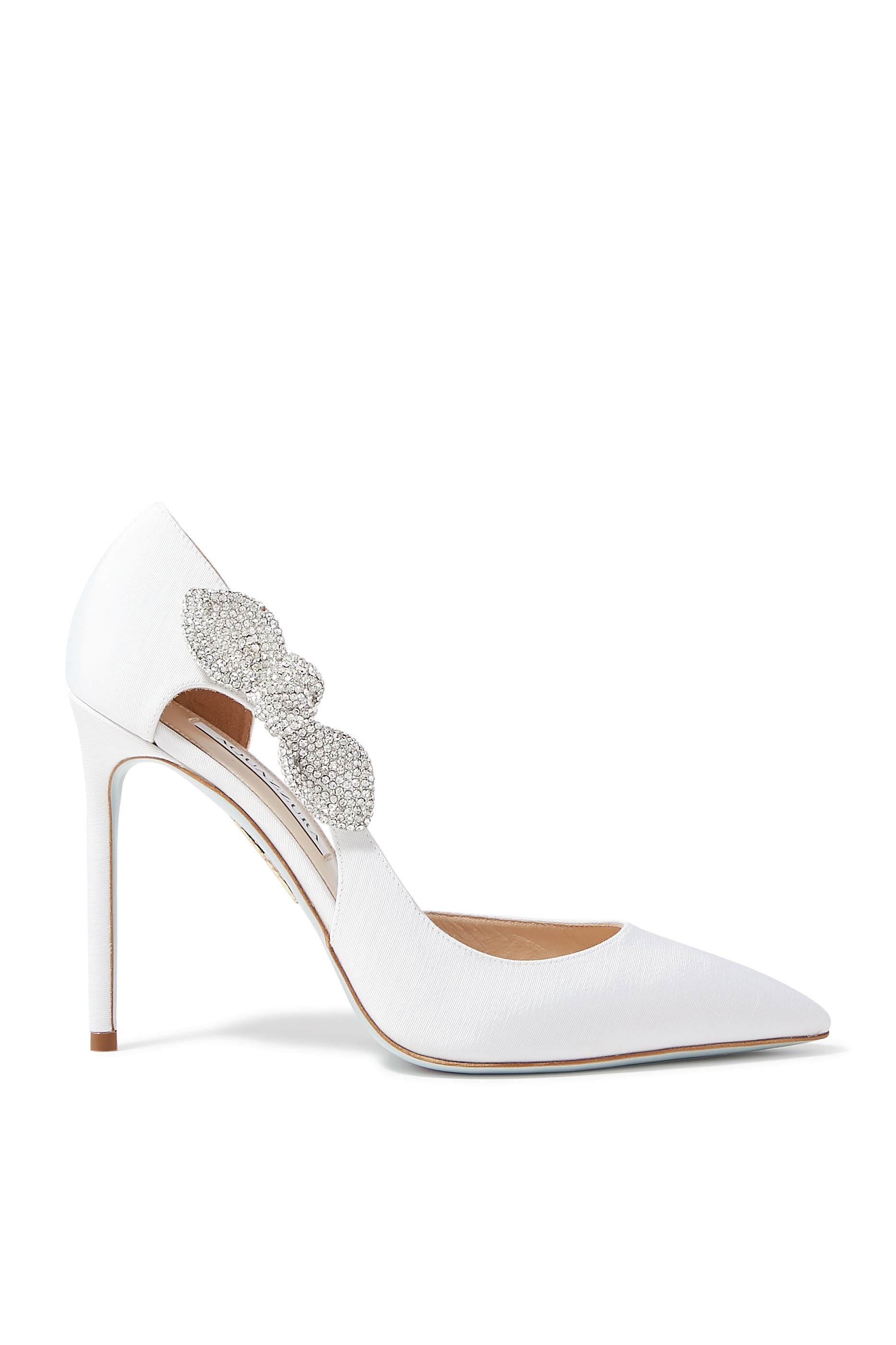 حذاء كلاسيكي فيري 105 بربطة فيونكة مرصعة بكريستال