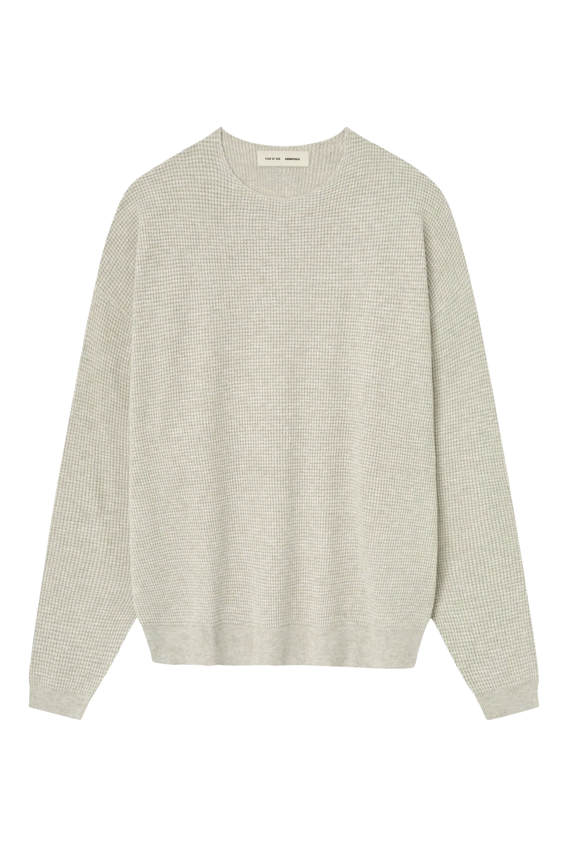 كنزة بياقة ضيقة نسيج متشابك