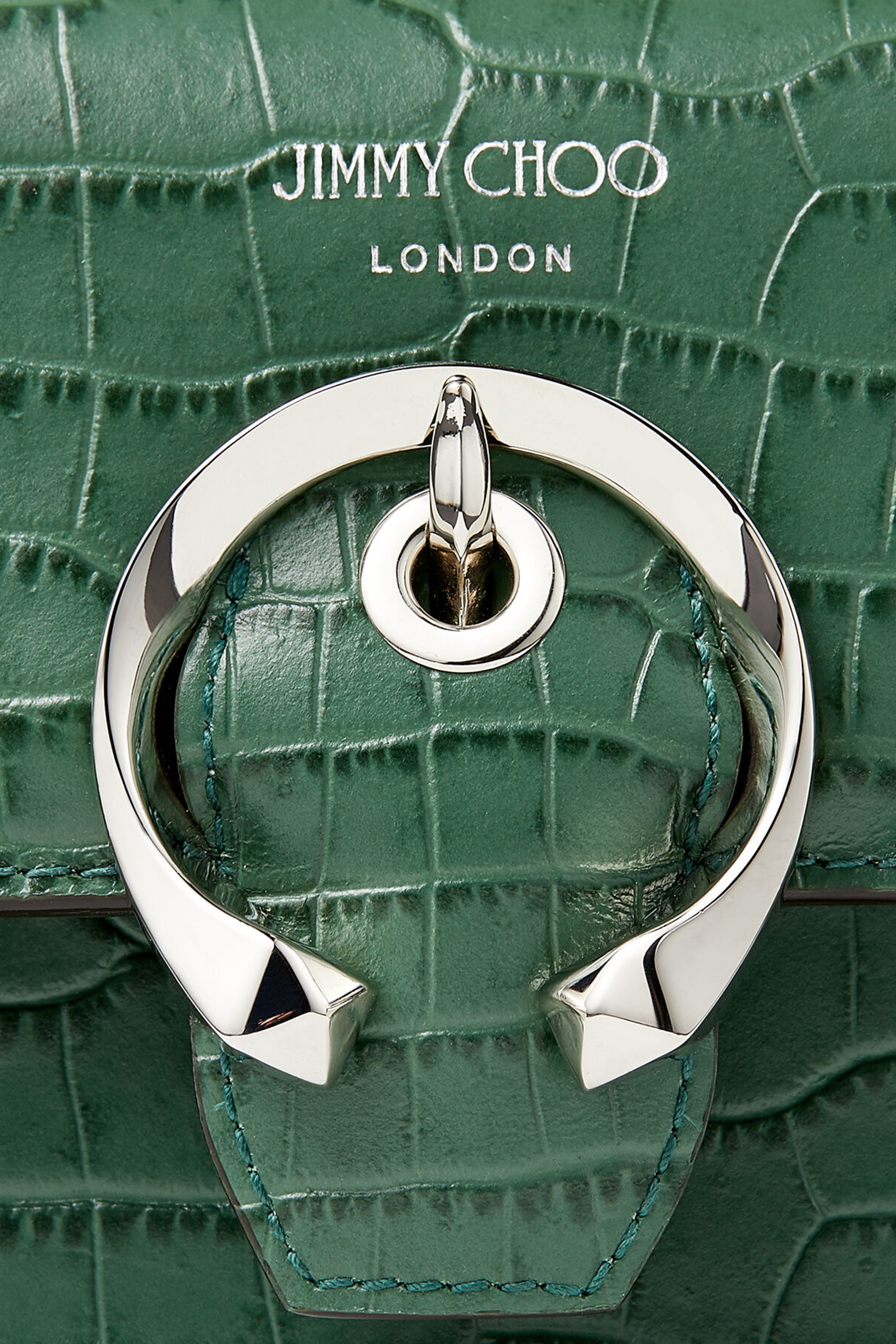 حقيبة ميني باريس جلد بنقشة جلد التمساح