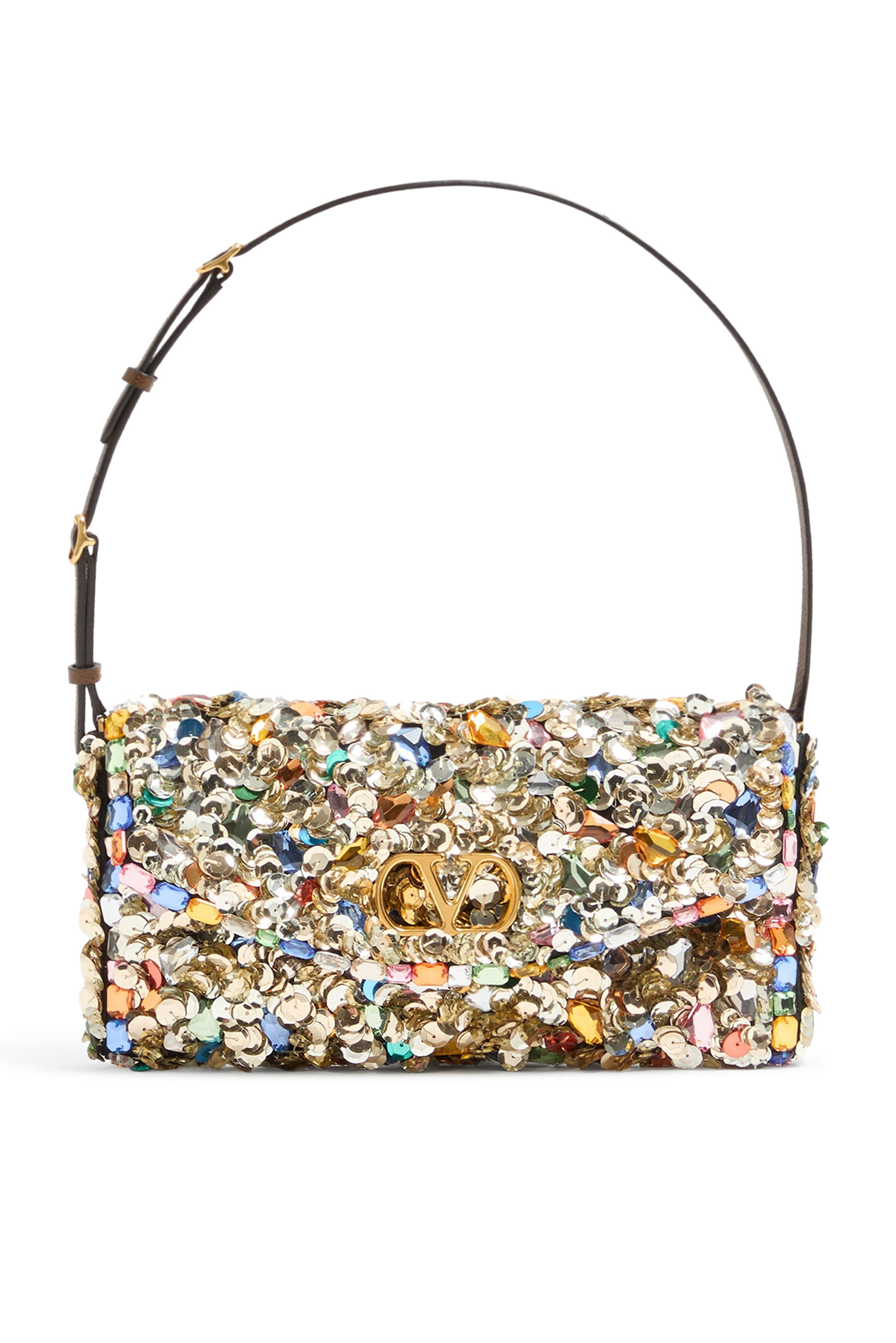 حقيبة كتف ديفين صغيرة مطرزة