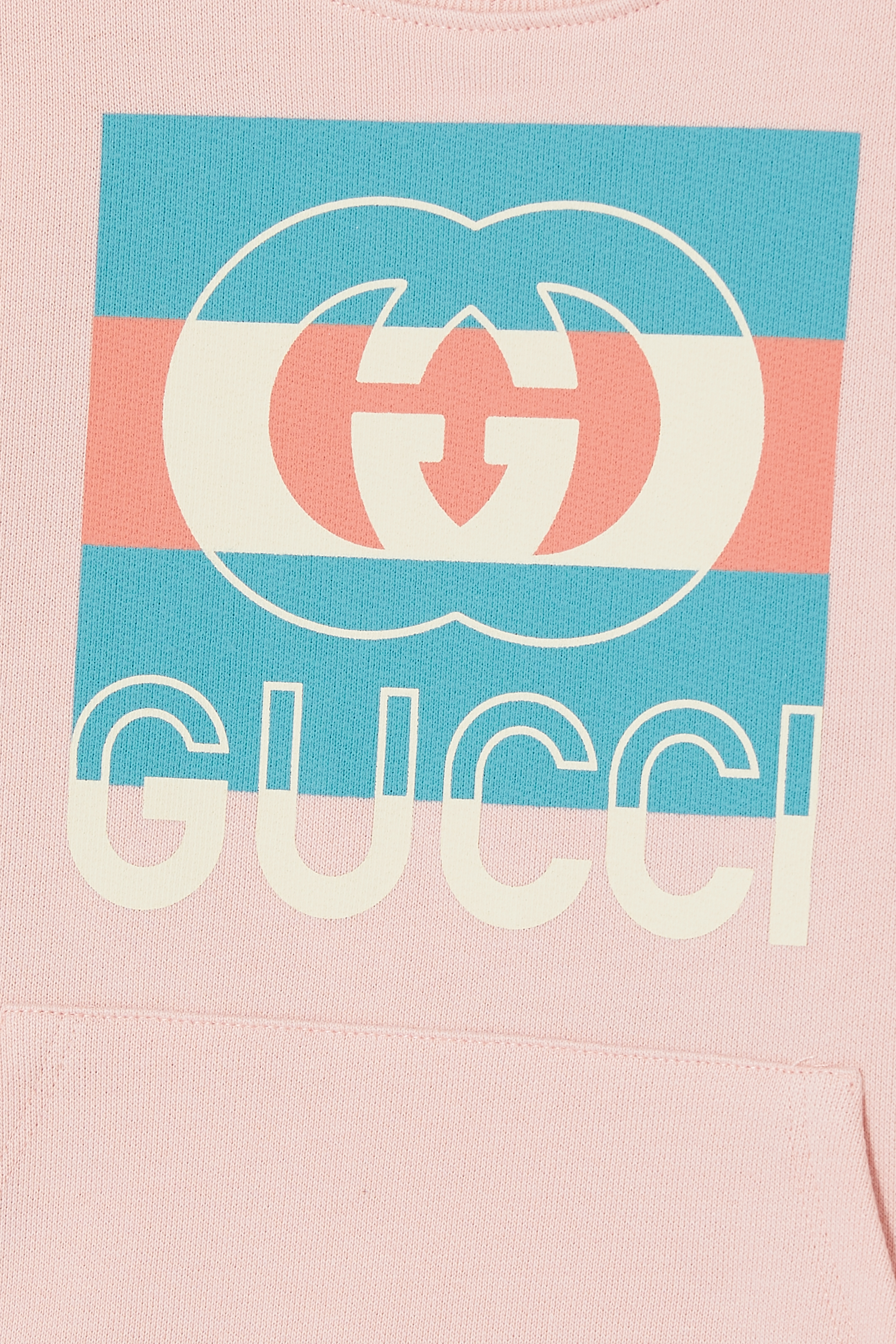 سويت شيرت قطن بارز الملمس بشعار الماركة