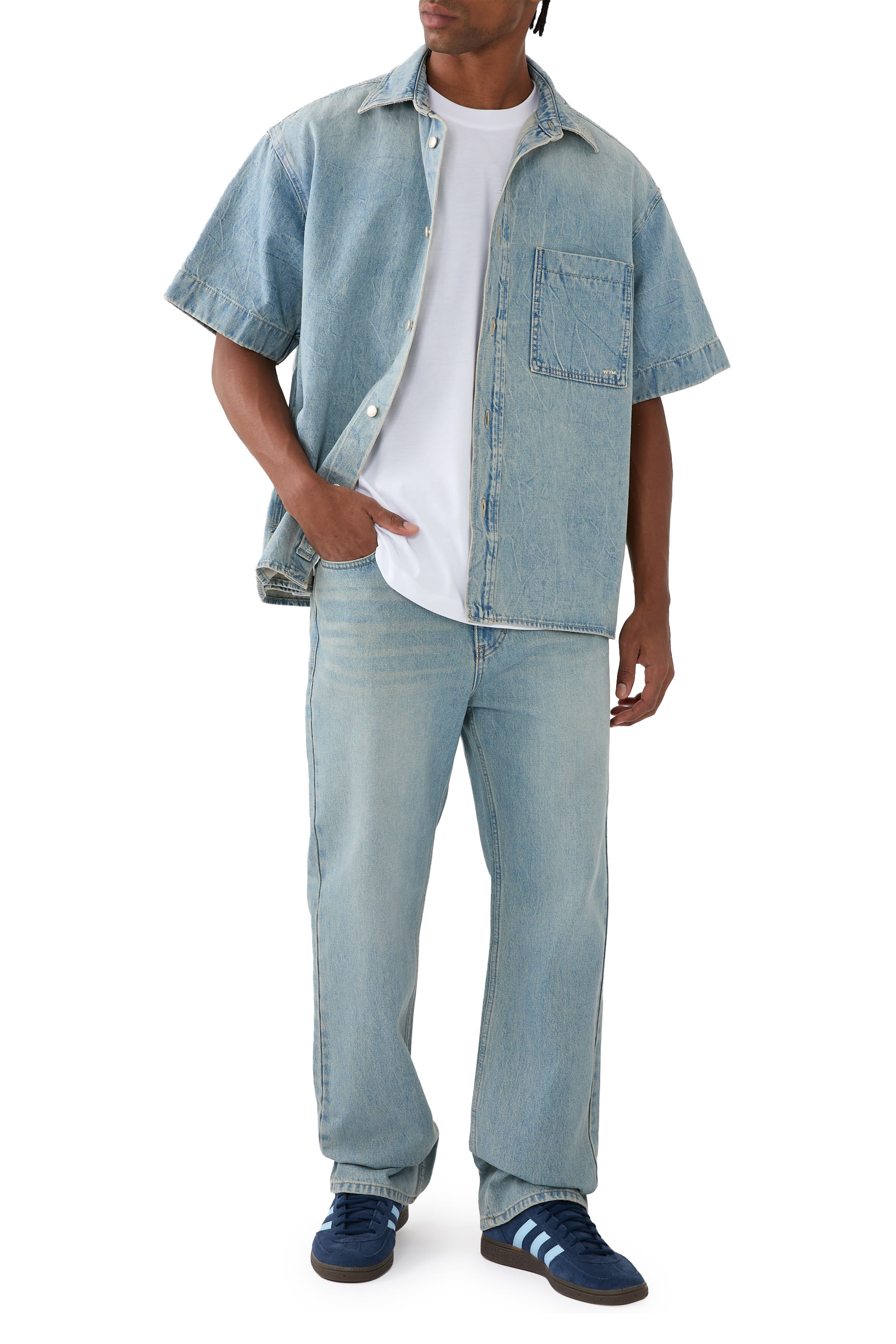 بنطال دنيم نيو بقصة مستقيمة