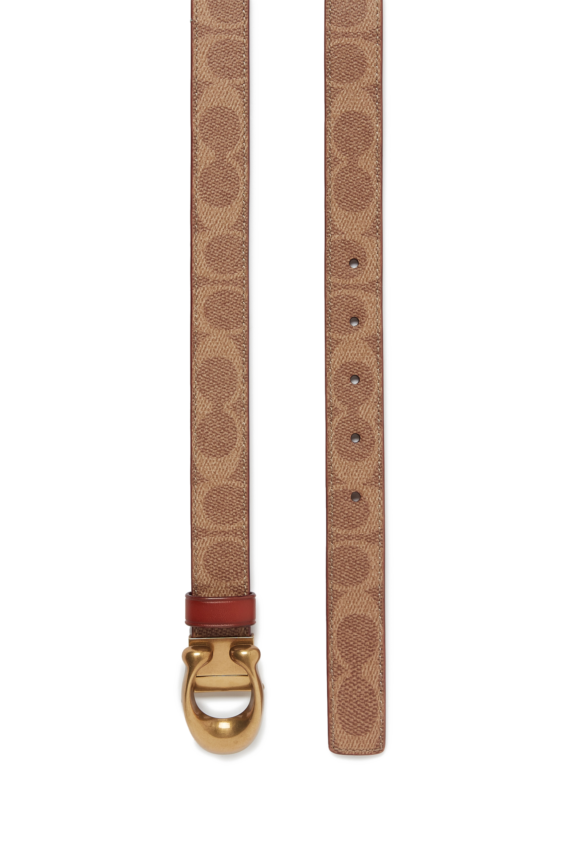 حزام بتصميم وجهين بشعار C