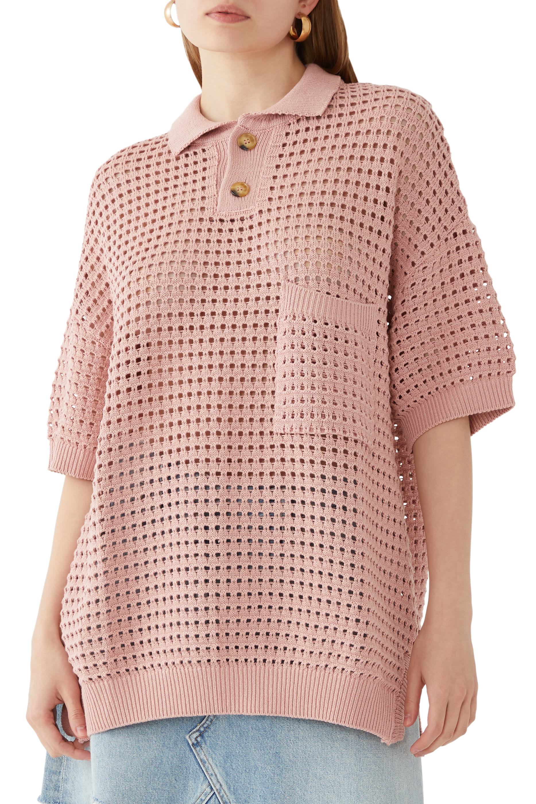 قميص بولو جوانا نسيج قطن