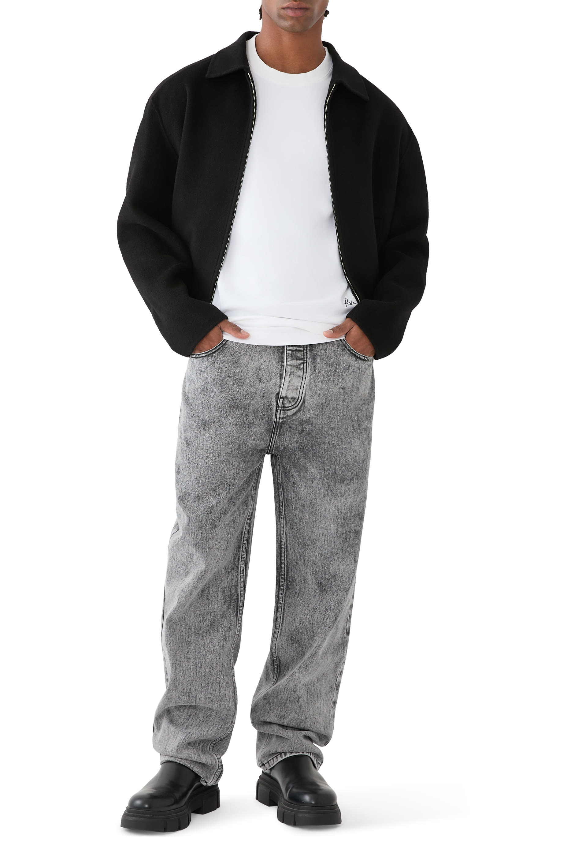 جاكيت بوجهين صوف